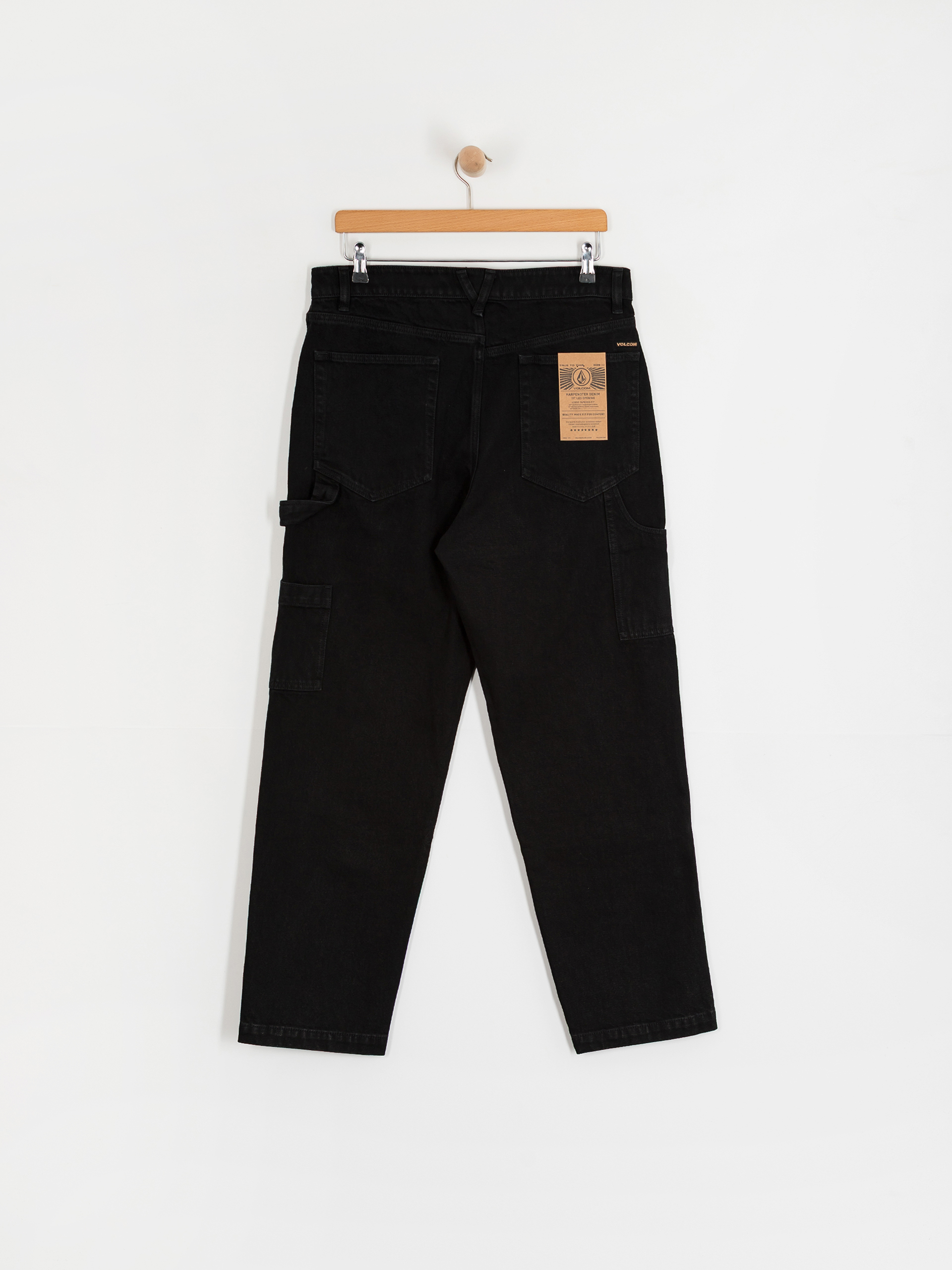 Nohavice Volcom Karpendter Lse Tprd Denim (black)