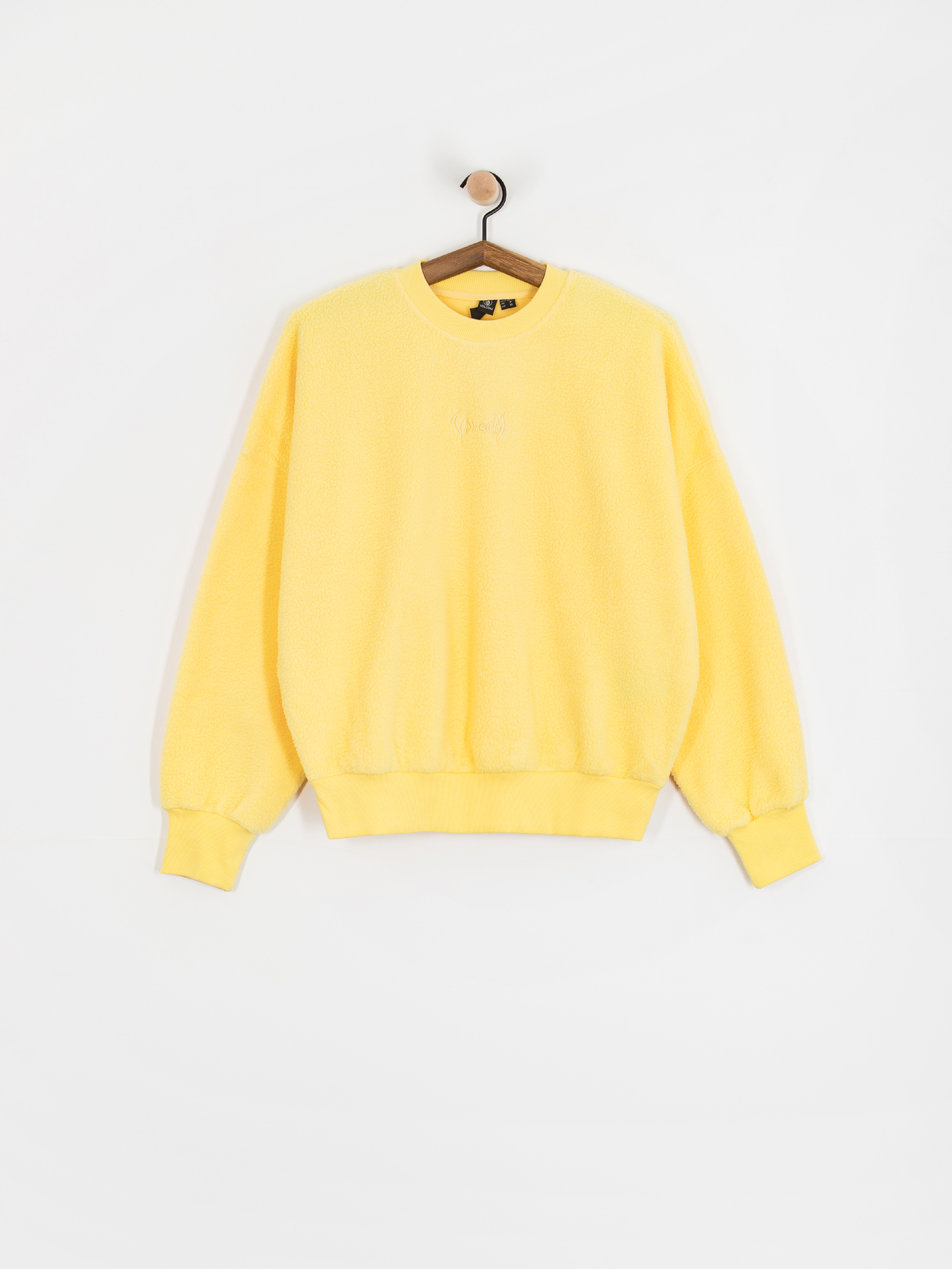 Mikina Volcom Piou Crew Wmn (dawn yellow)