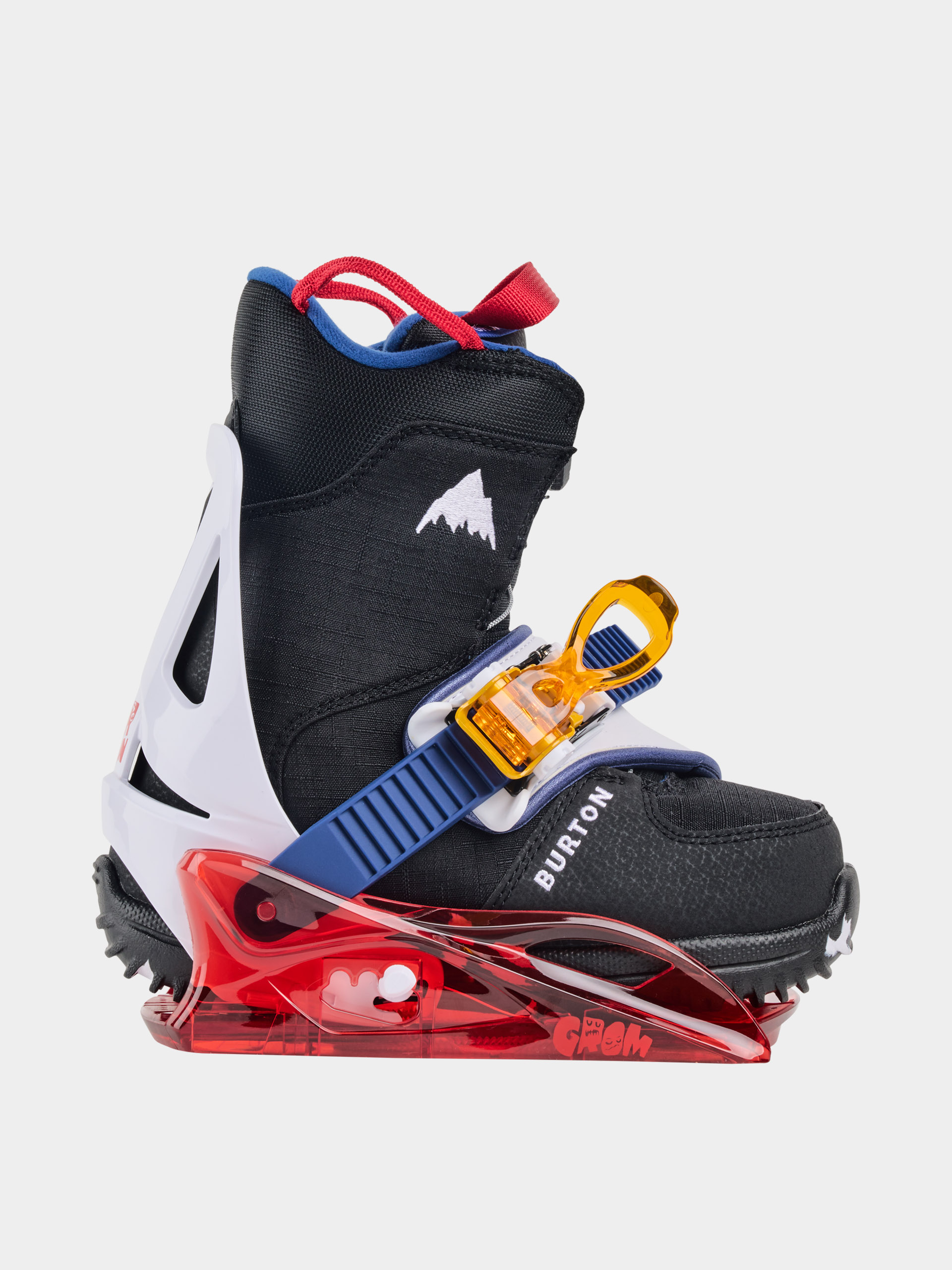 Snowboardové viazanie Burton Grom Disc JR (red/multi)