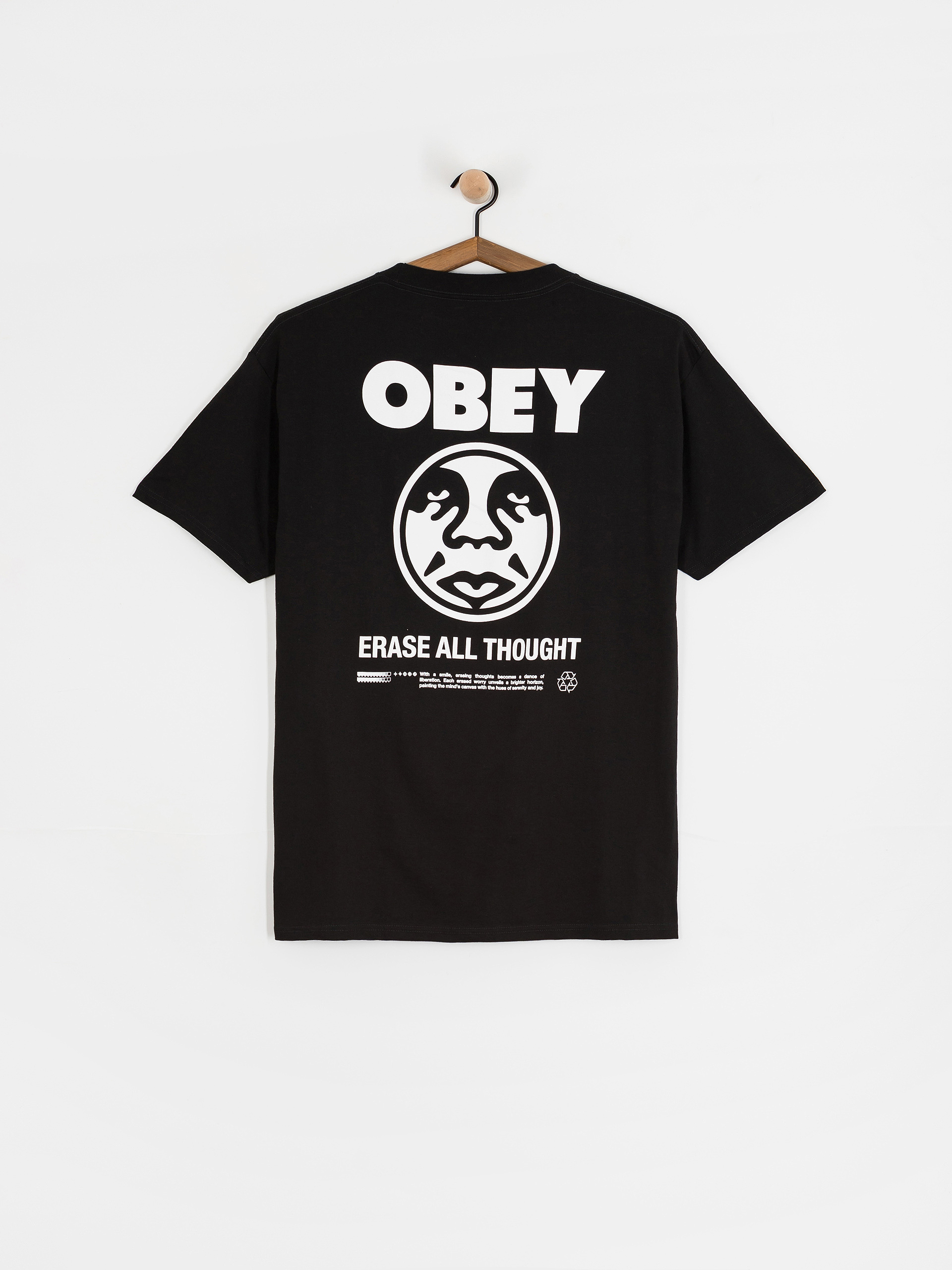 Tričko OBEY Obey Erase All Thought