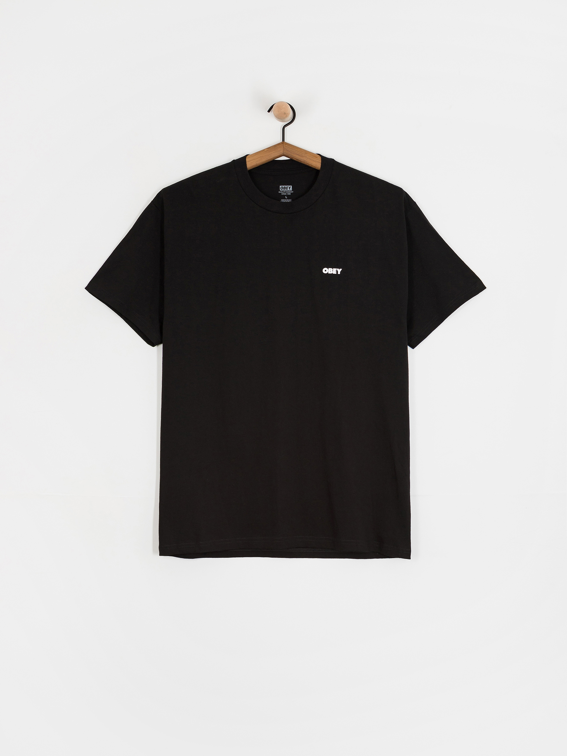Tričko OBEY Obey Sound & Resistance Bird (black)