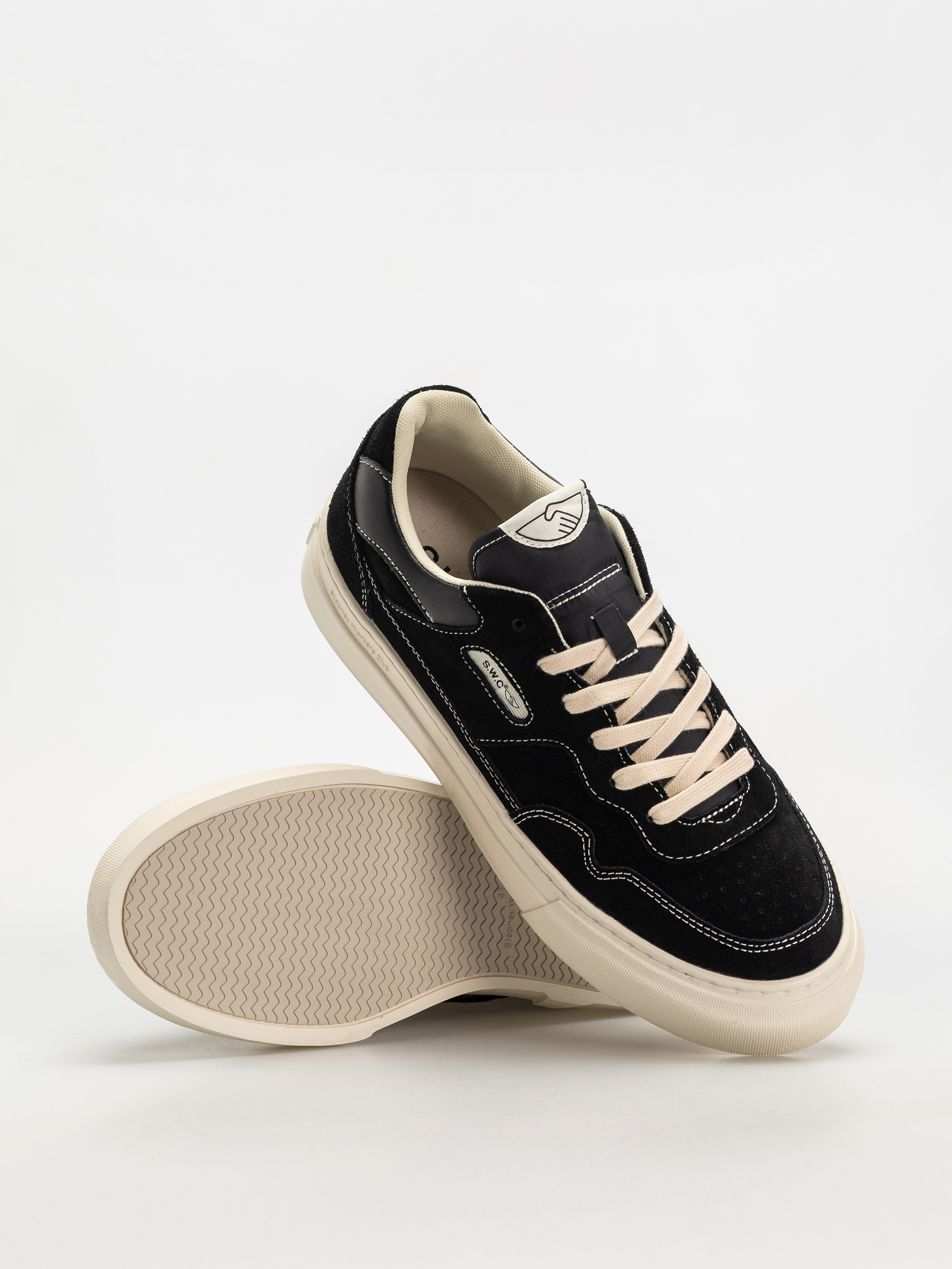 Topánky Stepney Workers Club Pearl (suede black)