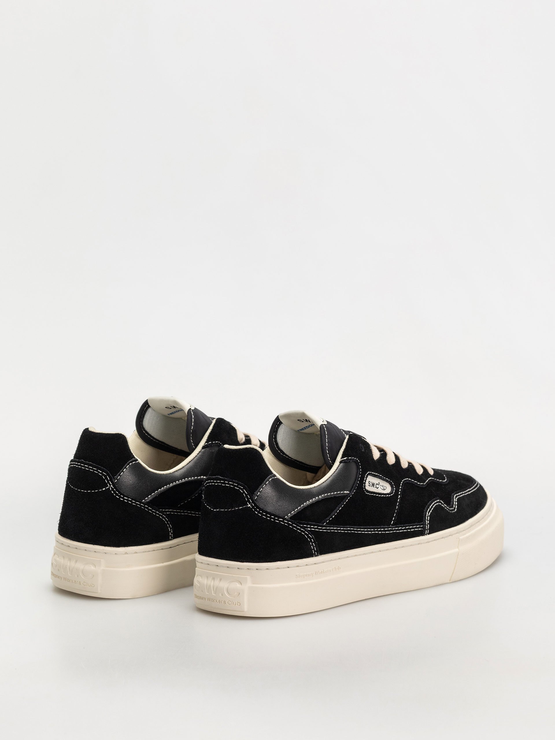 Topánky Stepney Workers Club Pearl (suede black)