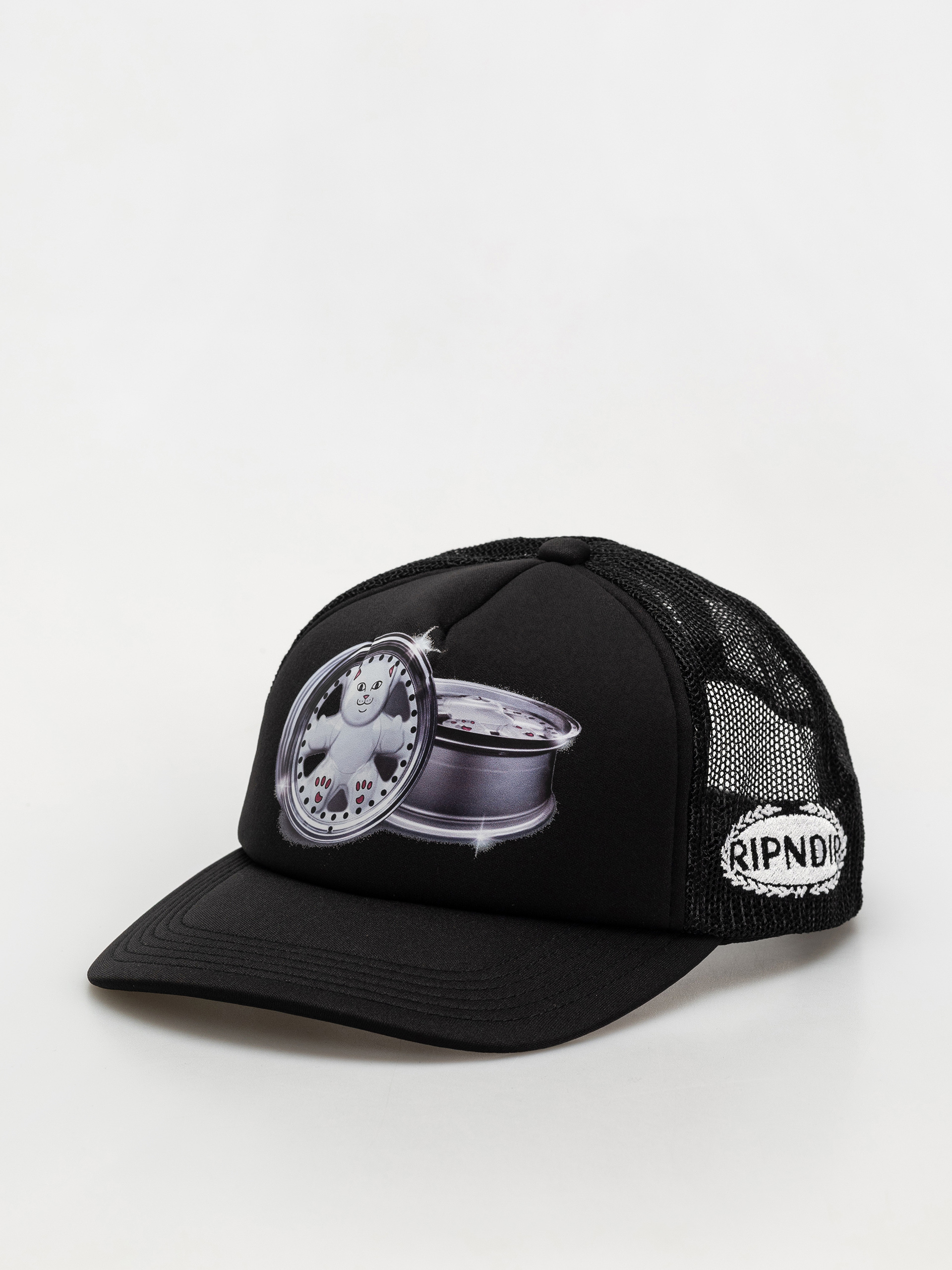 Šiltovka RipNDip Nerm Wheels Trucker (black)