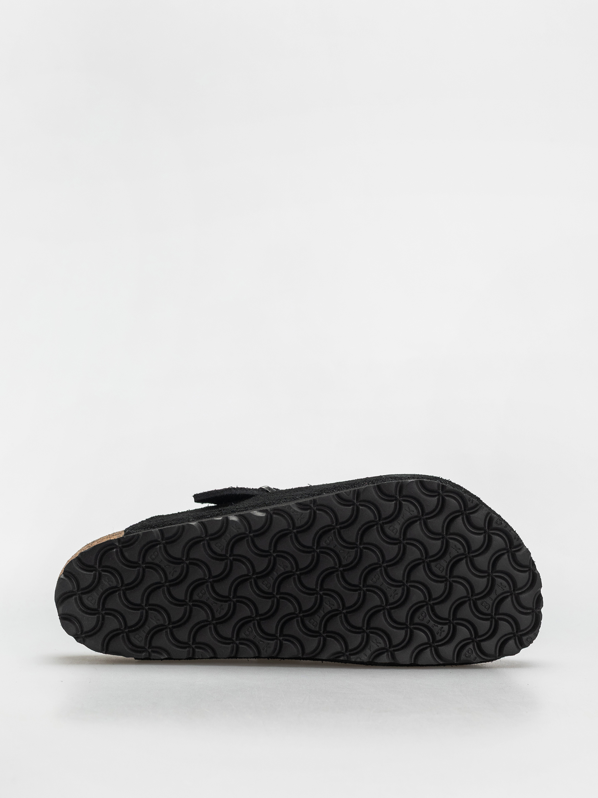 Šľapky Birkenstock Boston VL Fell Suede Leather Fur Regular Wmn (corduroy black)