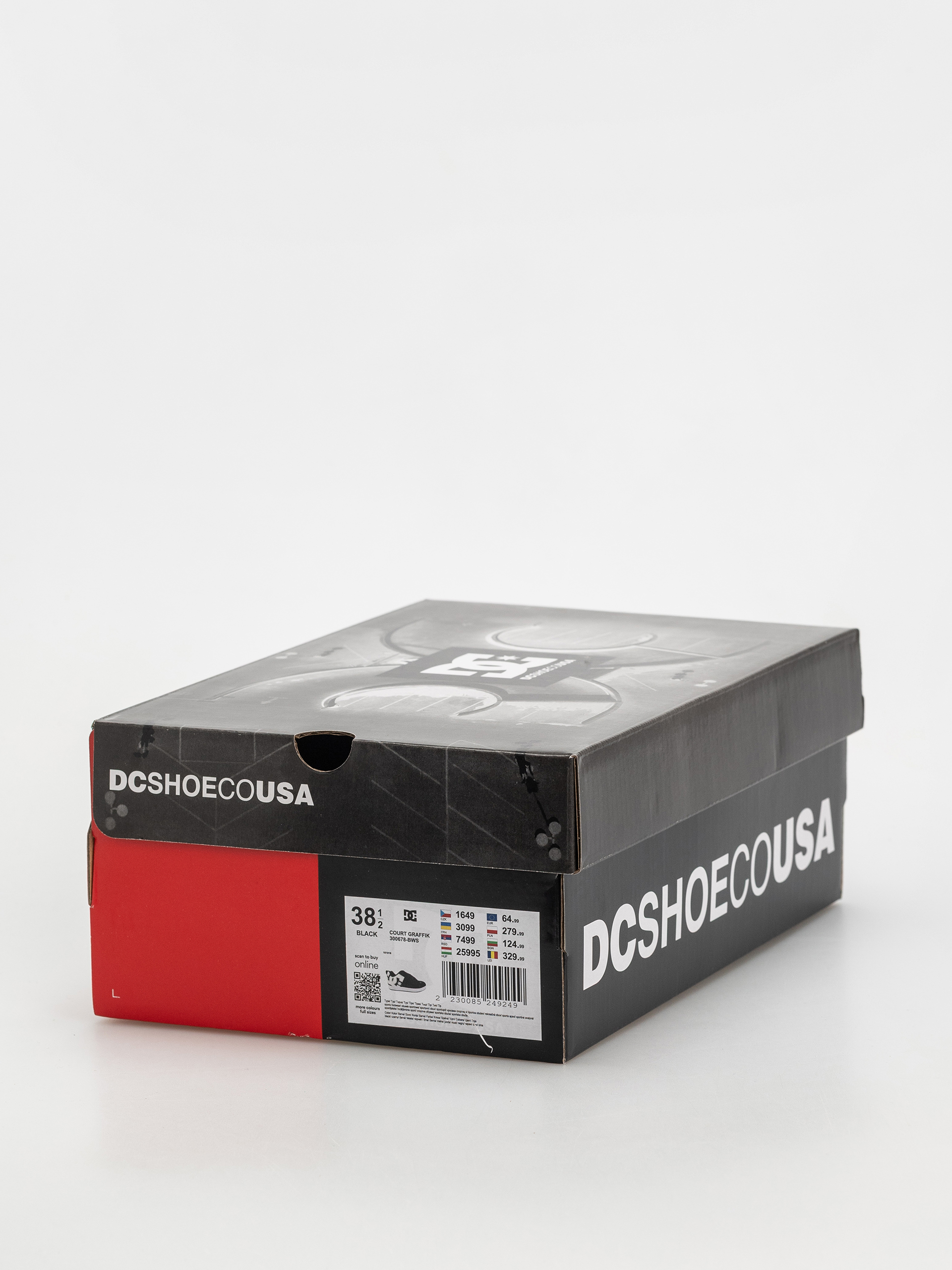 Topánky DC Court Graffik Wmn (black/white stencil)