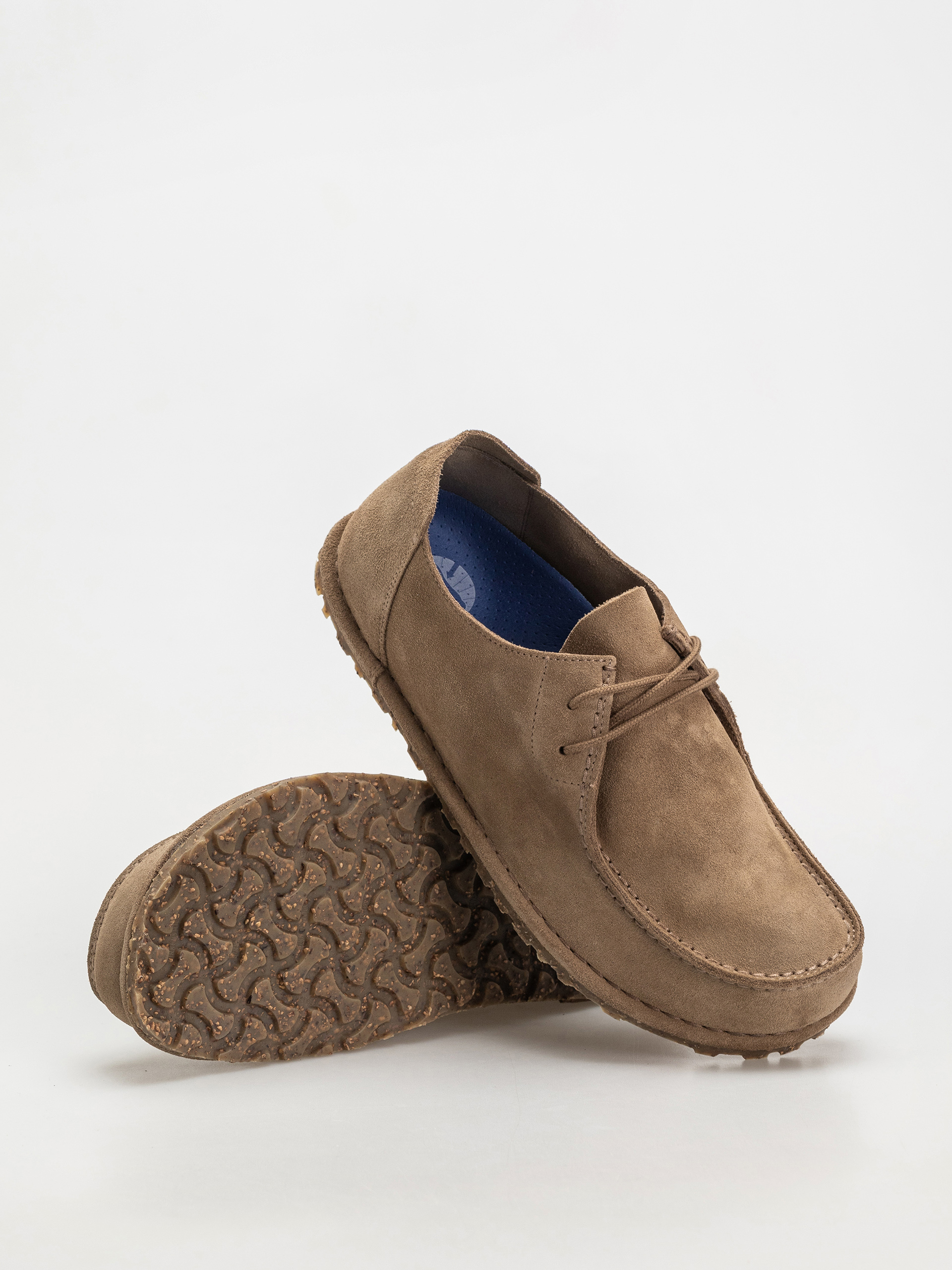 Šľapky Birkenstock Utti Lace Suede Leather Regular (gray taupe)