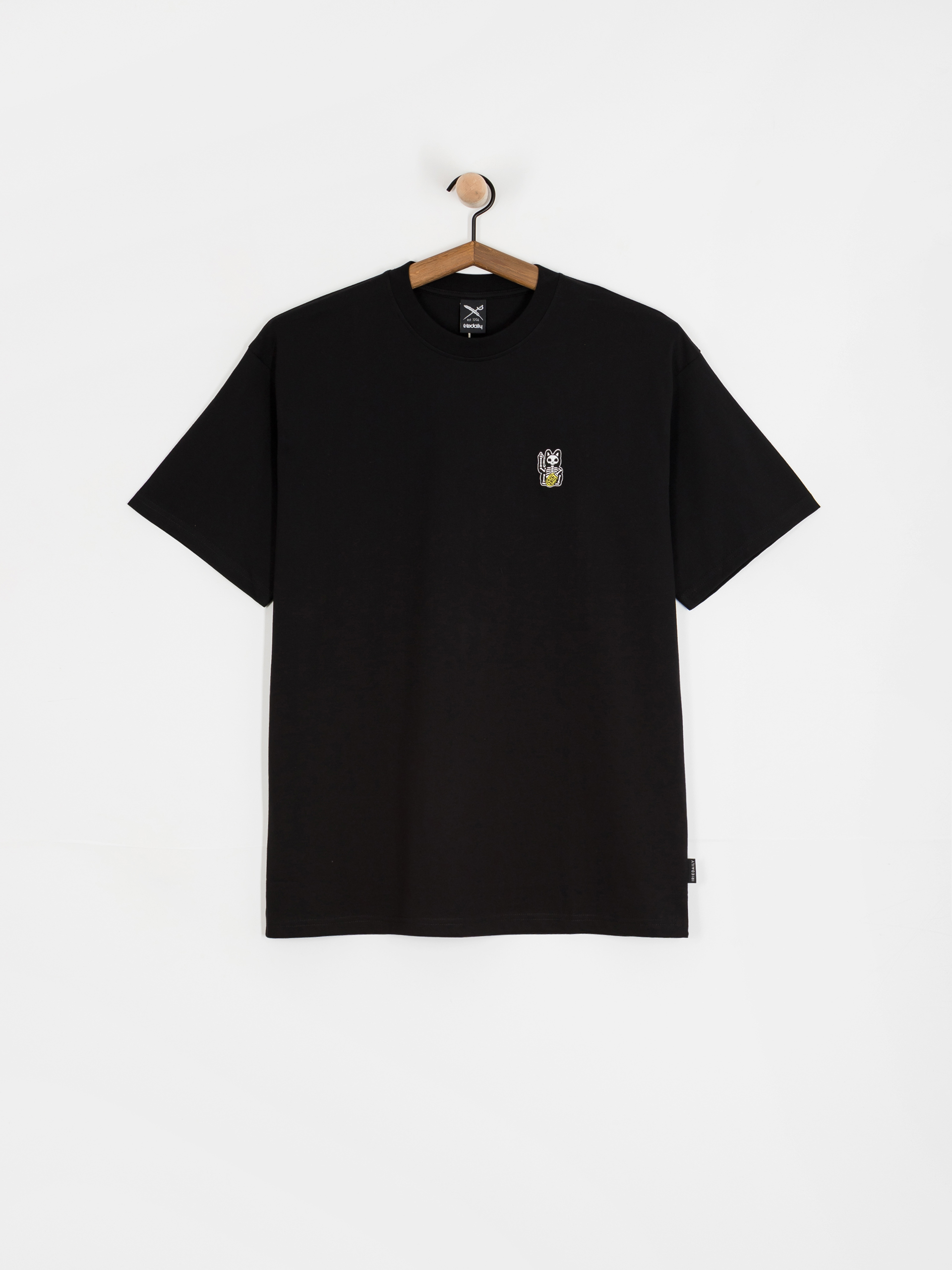 Tričko Iriedaily Bone Cat (black)