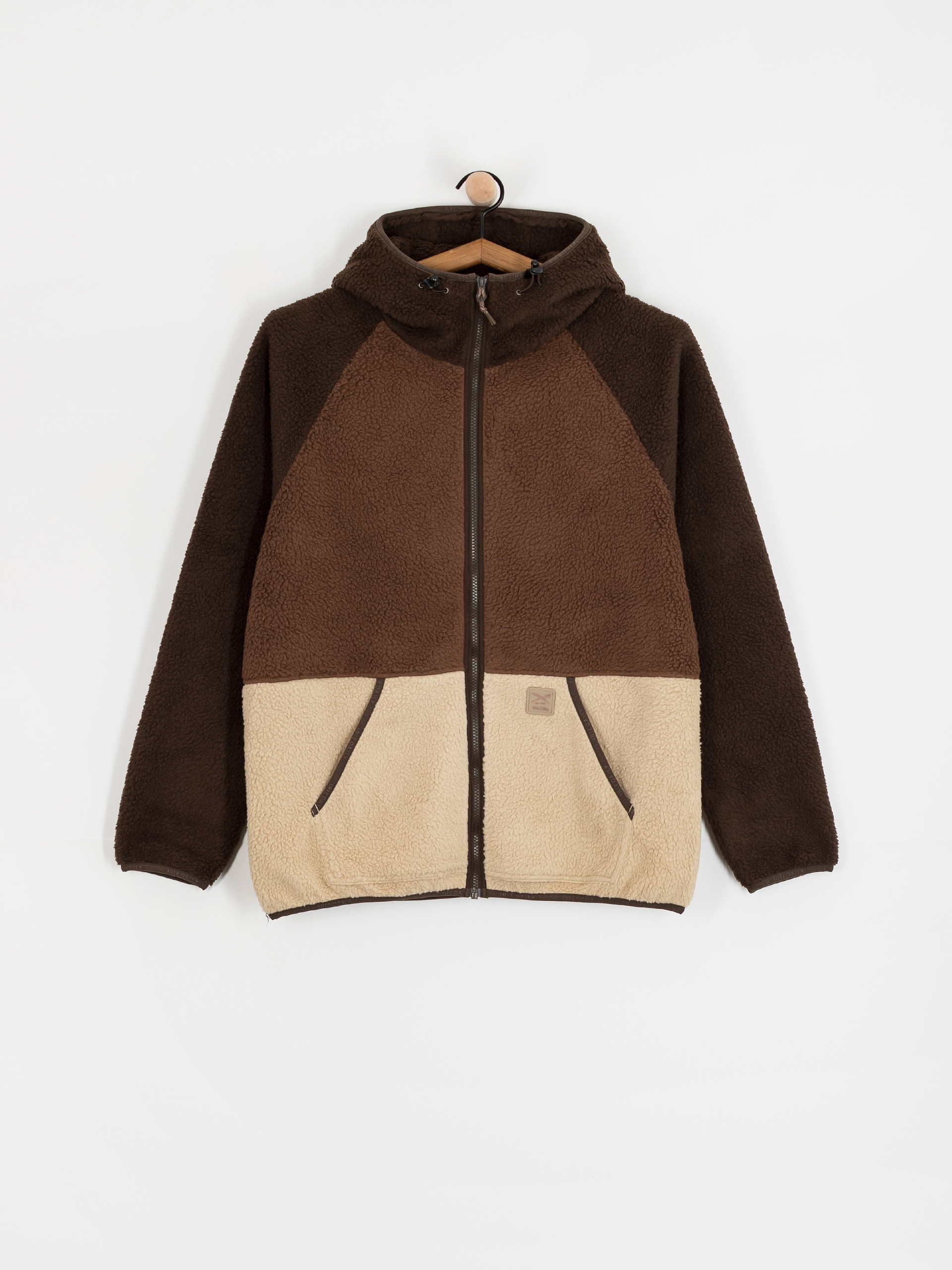 Pánsky Flísová mikina Iriedaily Quentin Fleece (dark coffee)