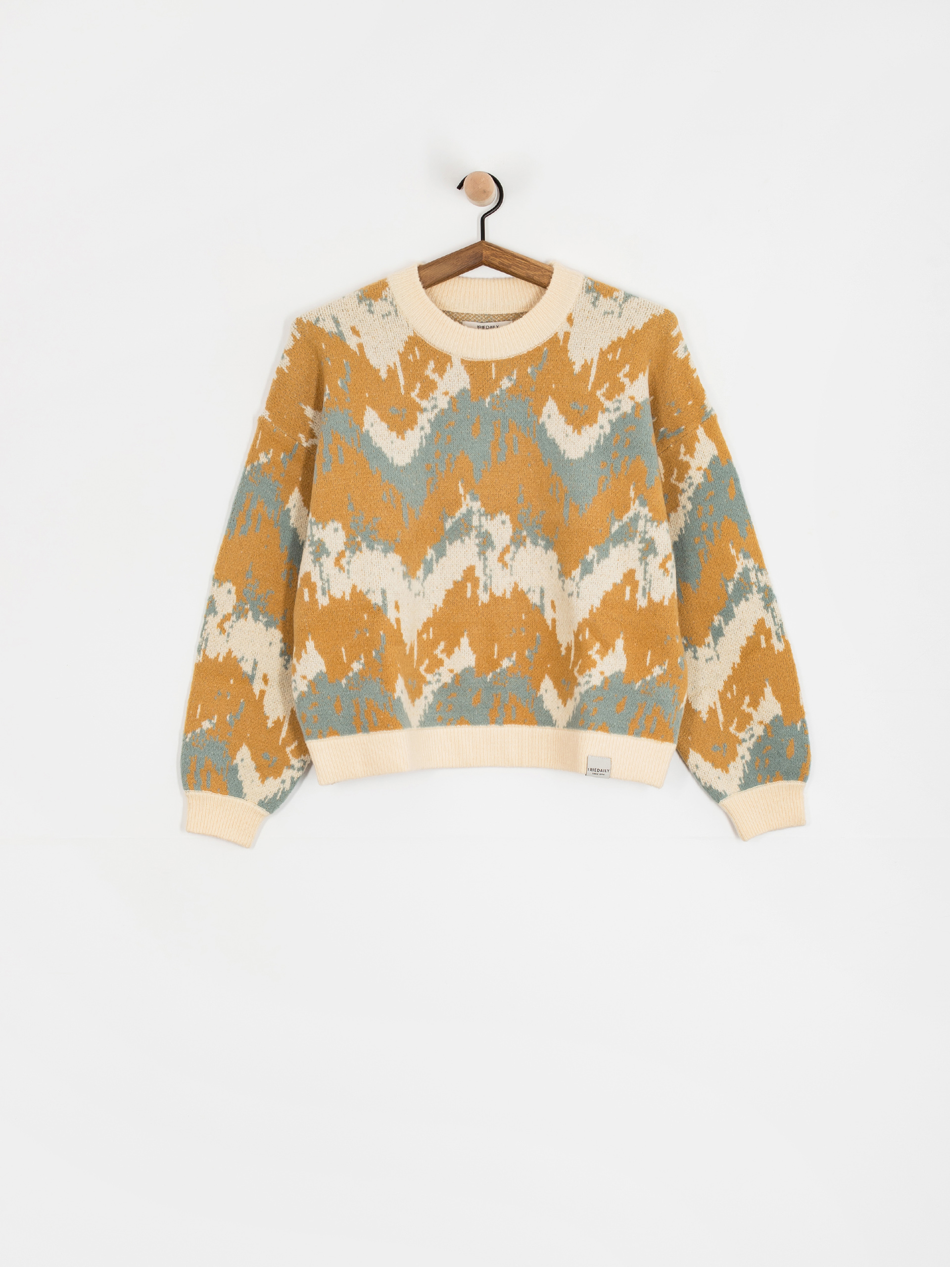 Sveter Iriedaily Boxy Fluff Wmn (khaki grey)