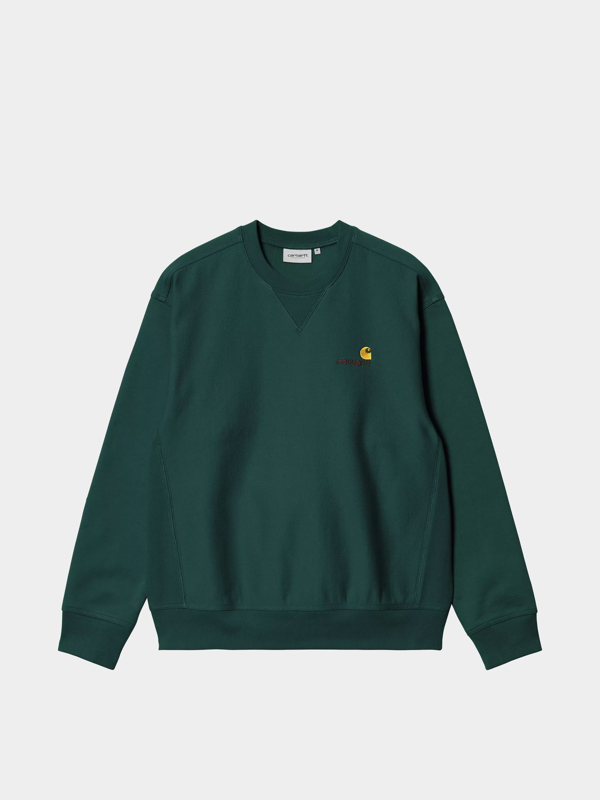 Mikina Carhartt WIP American Script (dark fir)