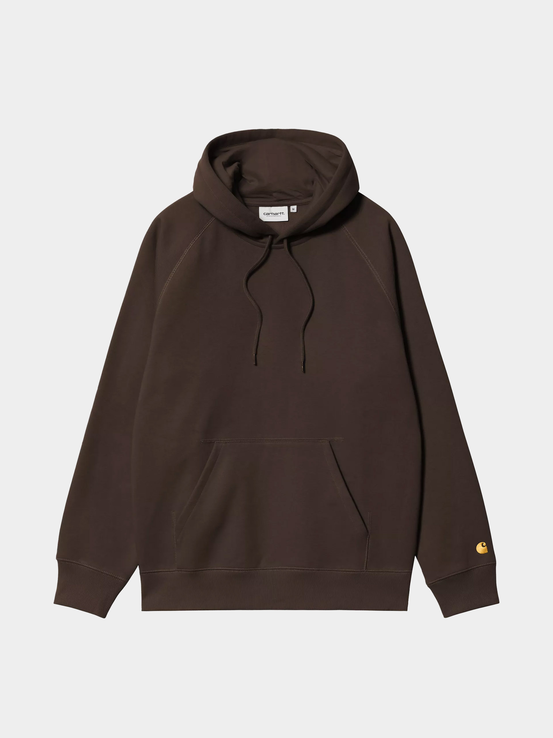 Mikina s kapucňou Carhartt WIP Chase HD (tobacco/gold)