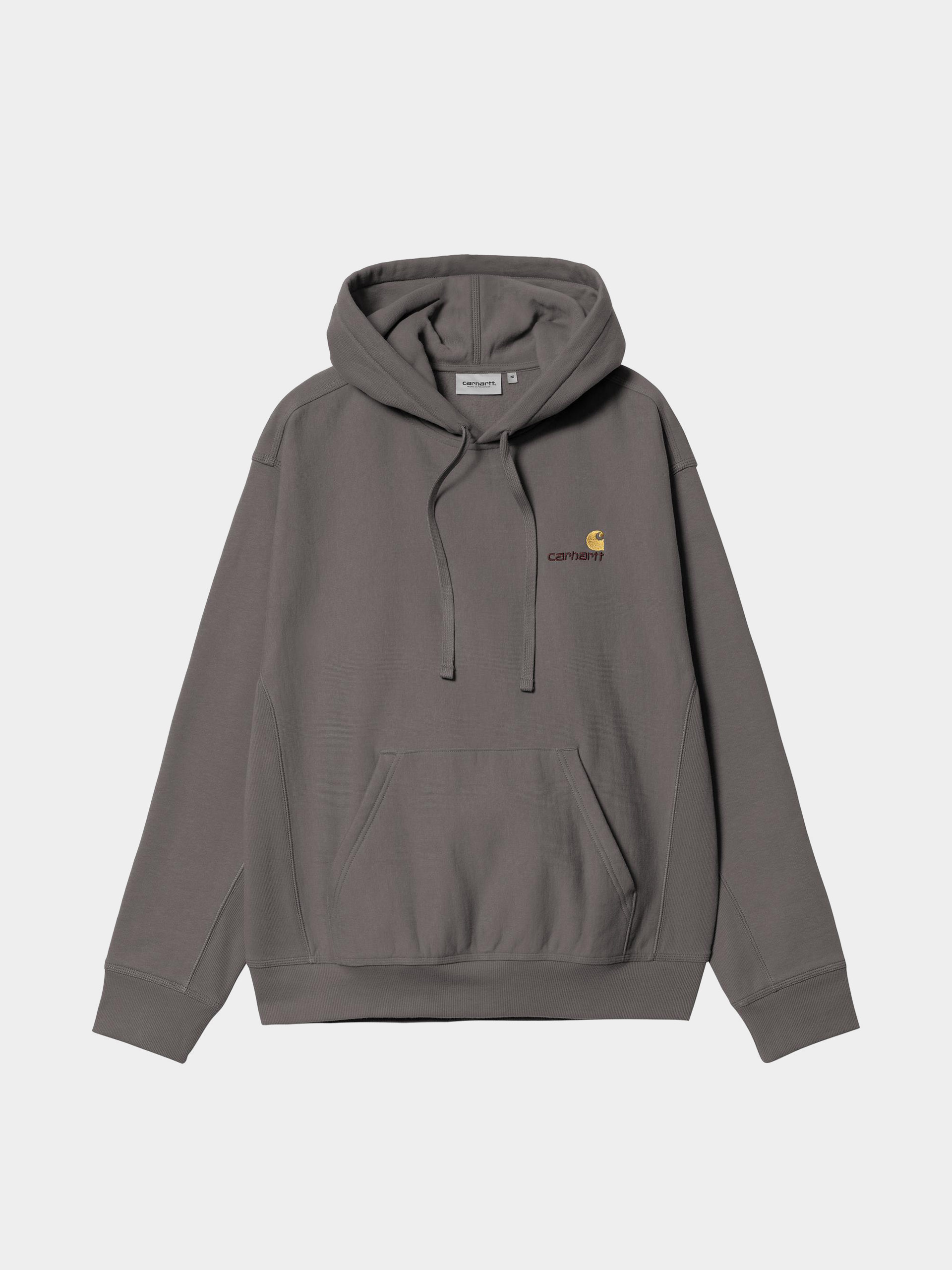 Mikina s kapucňou Carhartt WIP American Script HD (porphyry)