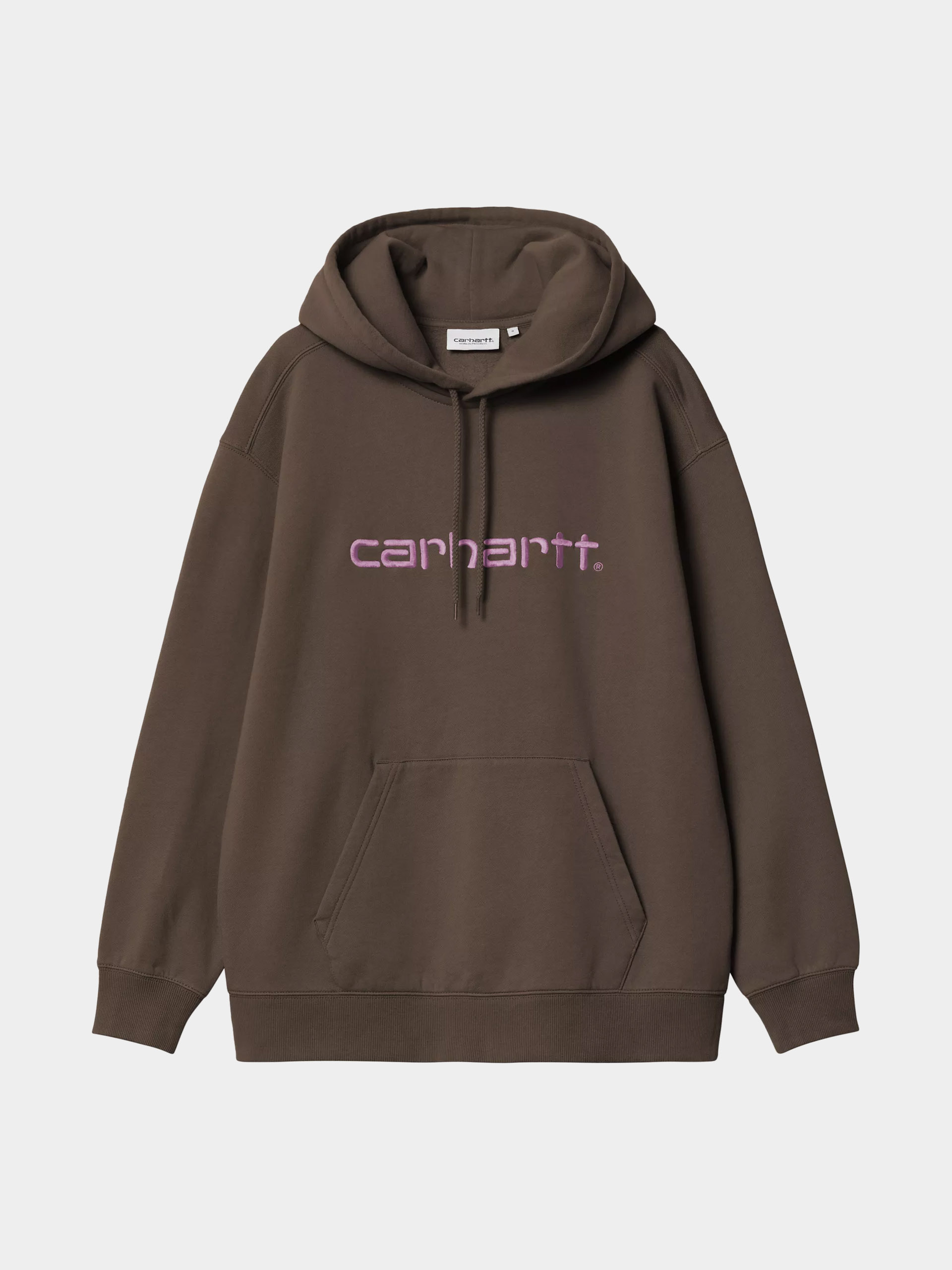 Mikina s kapucňou Carhartt WIP Carhartt HD Wmn (vitola/phlox)