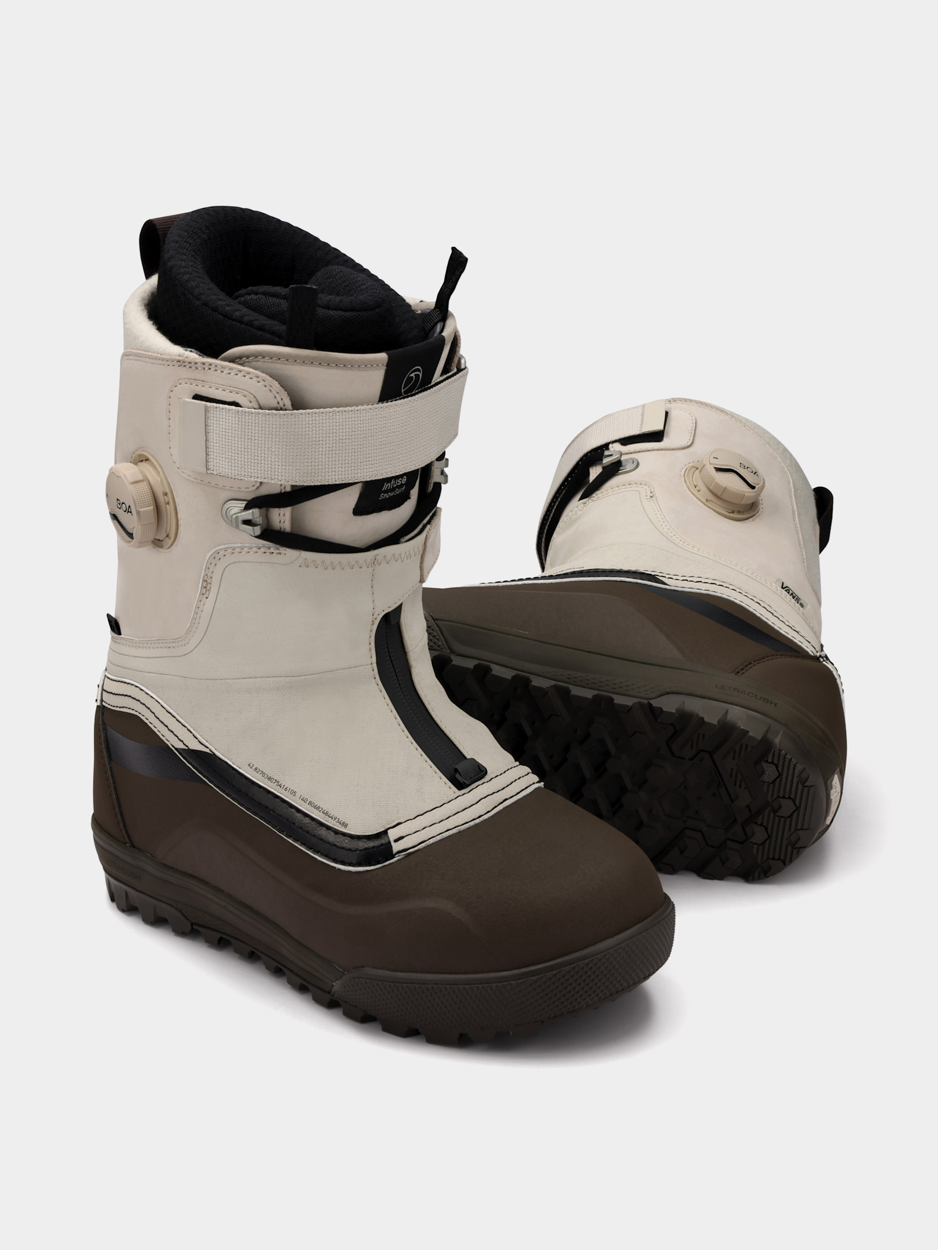 Pánske Obuv na snowboard Vans Infuse SnowSurf (oatmeal/brown)