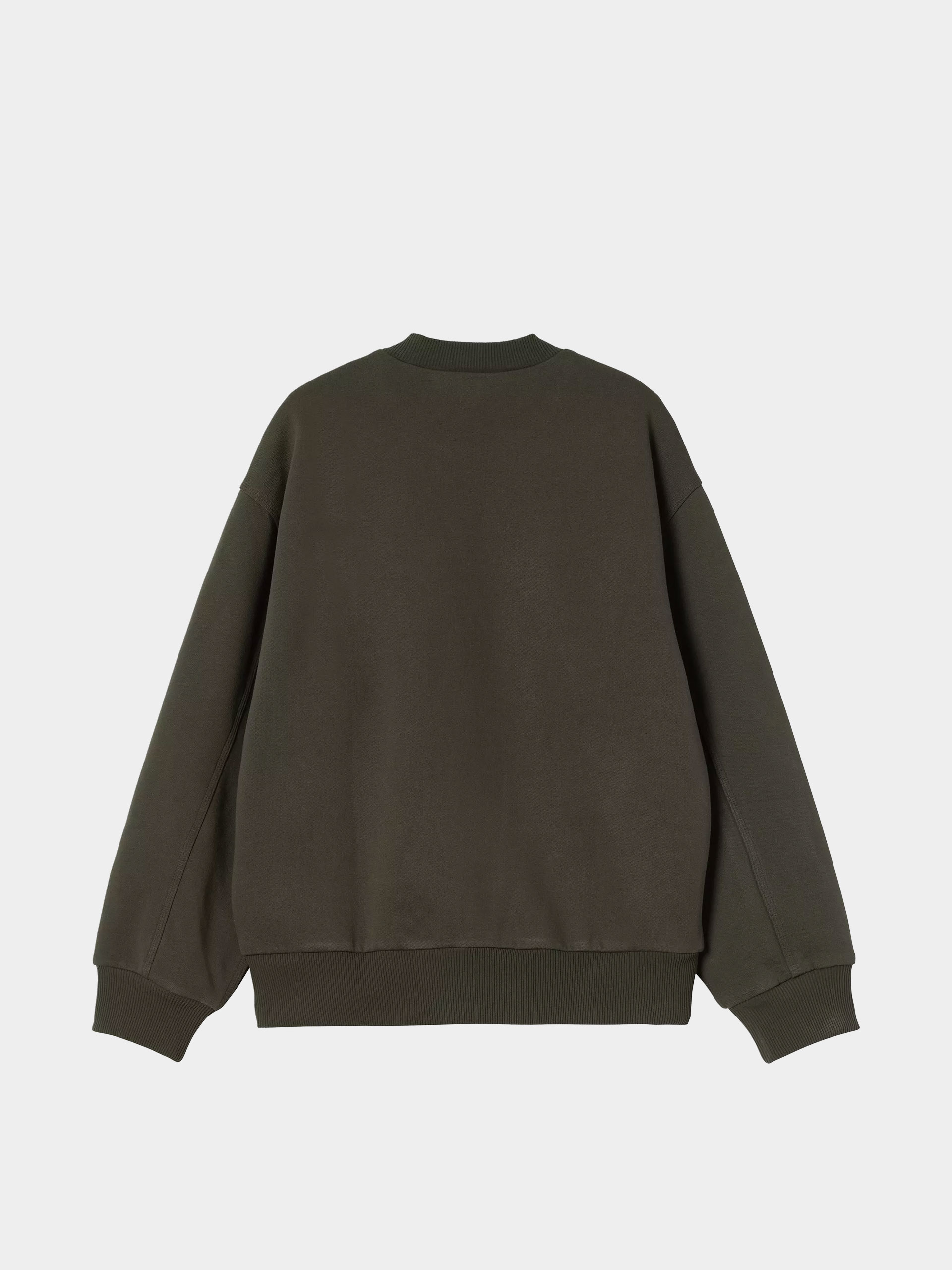 Mikina Carhartt WIP Detroit (olive/stone washed)