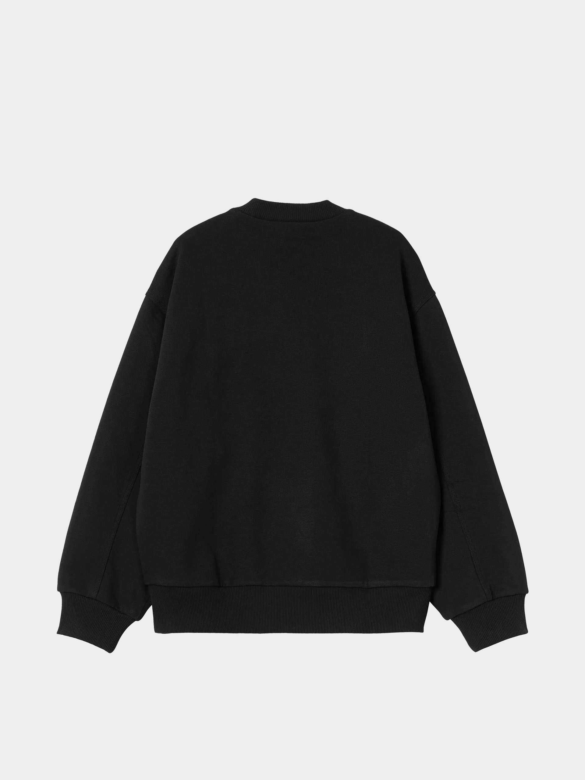 Mikina Carhartt WIP Detroit (black/stone washed)