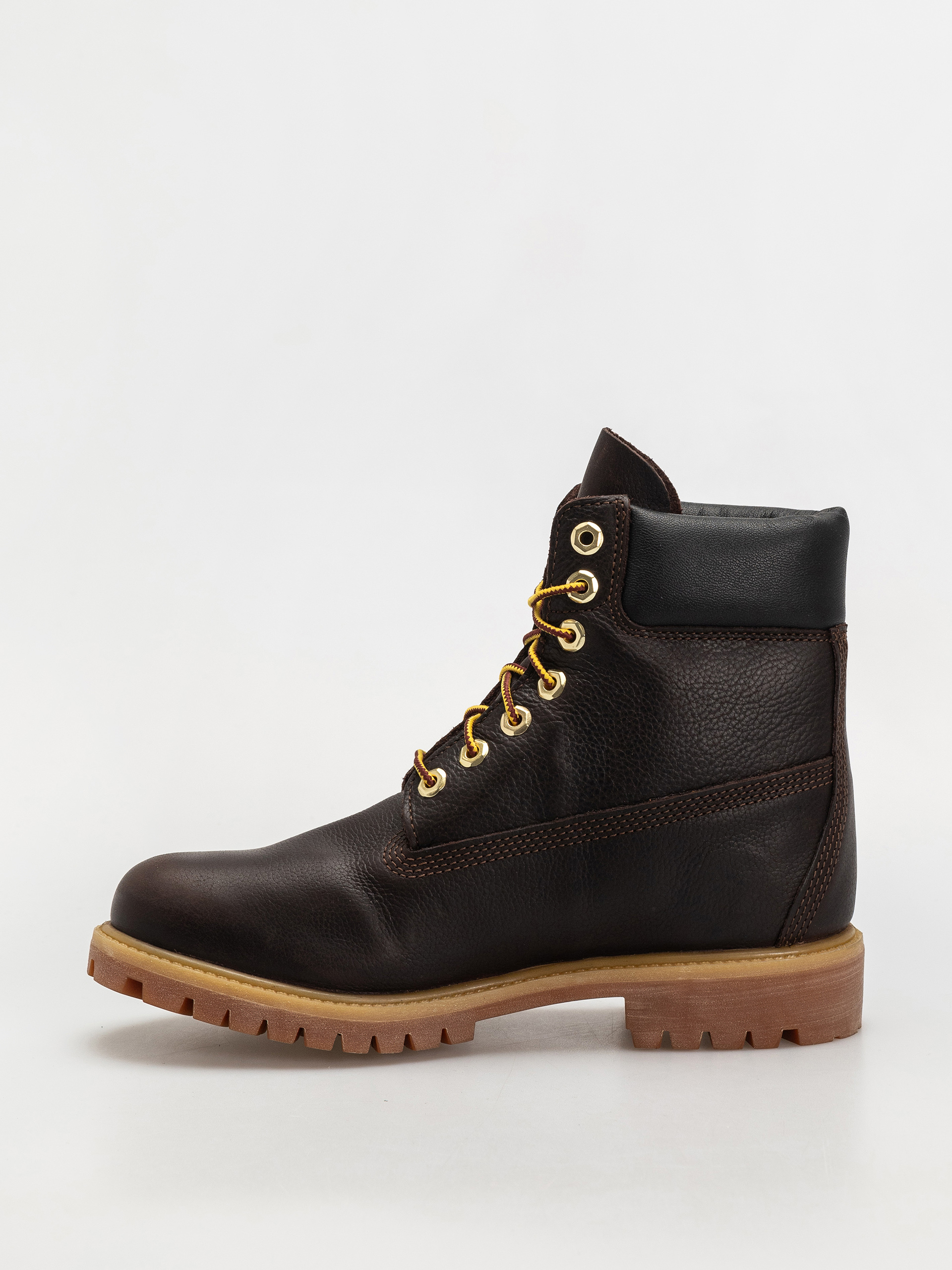 Zimné topánky Timberland Premium 6 Inch (dk brown full grain w blk)