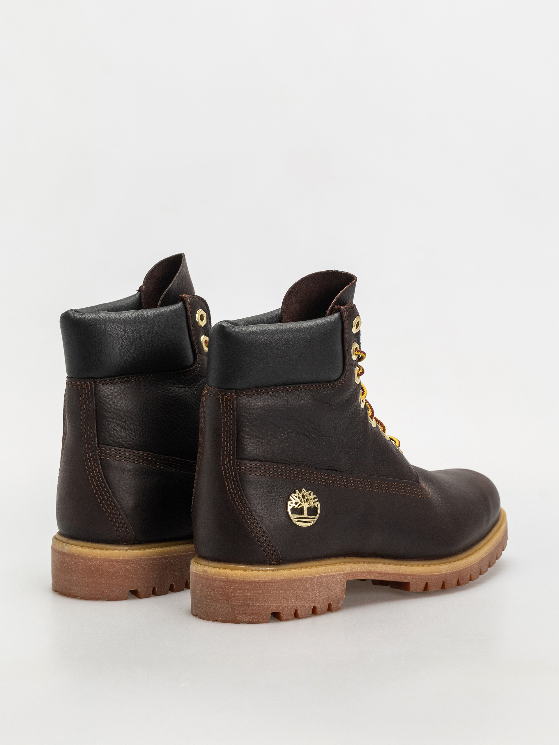Zimné topánky Timberland Premium 6 Inch (dk brown full grain w blk)