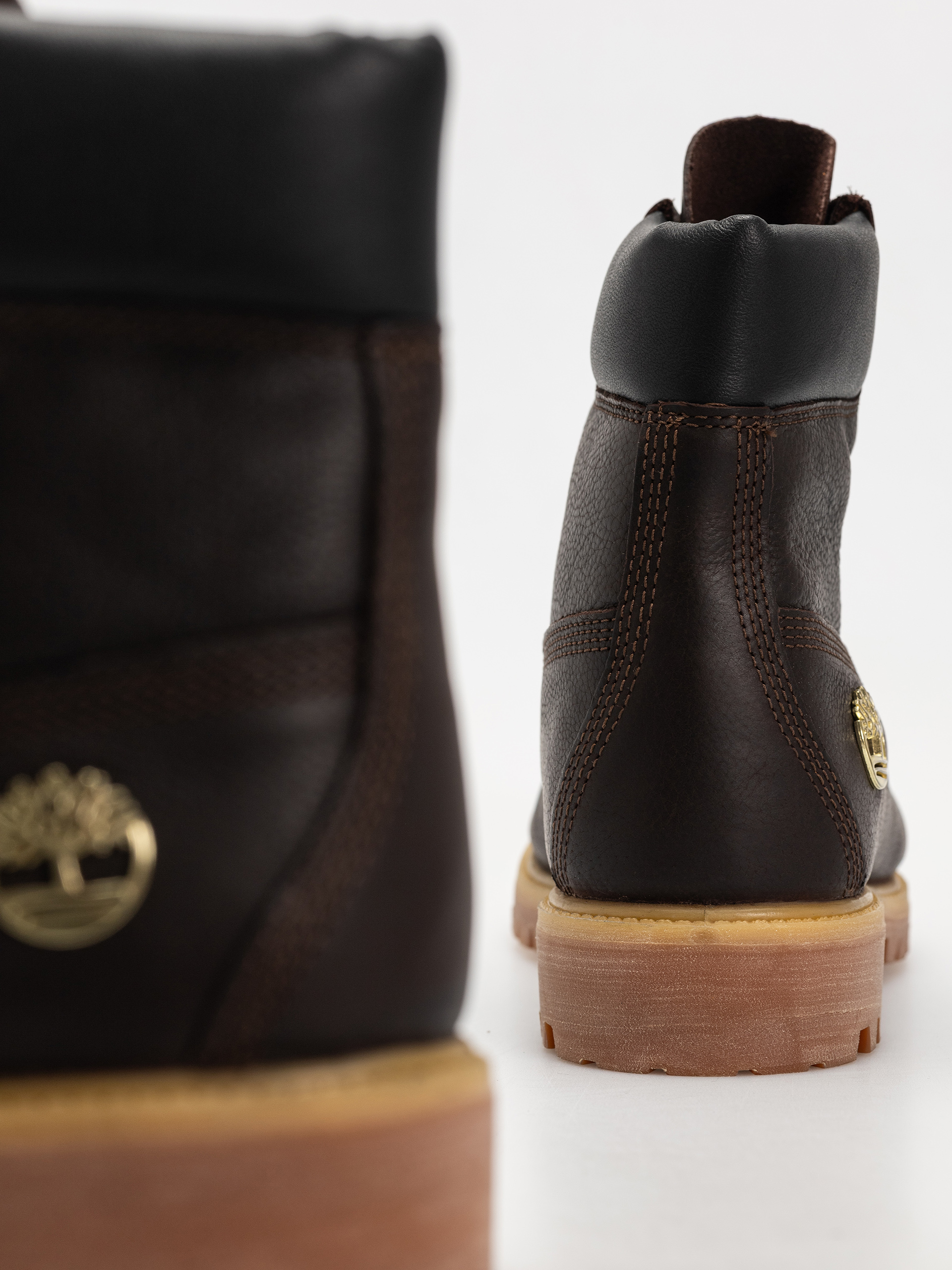 Zimné topánky Timberland Premium 6 Inch (dk brown full grain w blk)