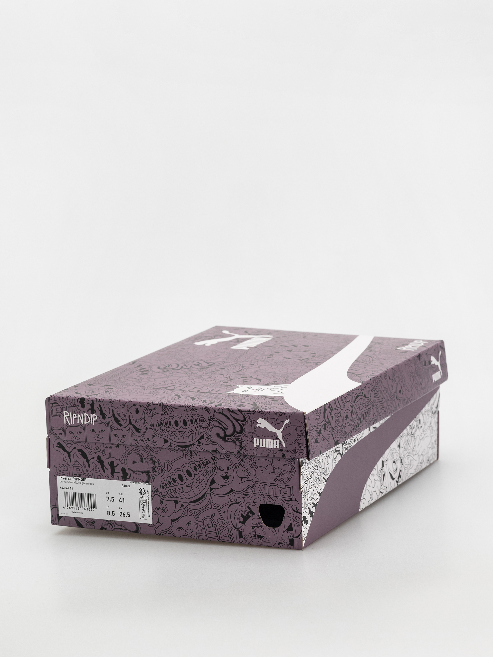 Topánky Puma X RipNDip Inverse (puma silver/fluro green pes)