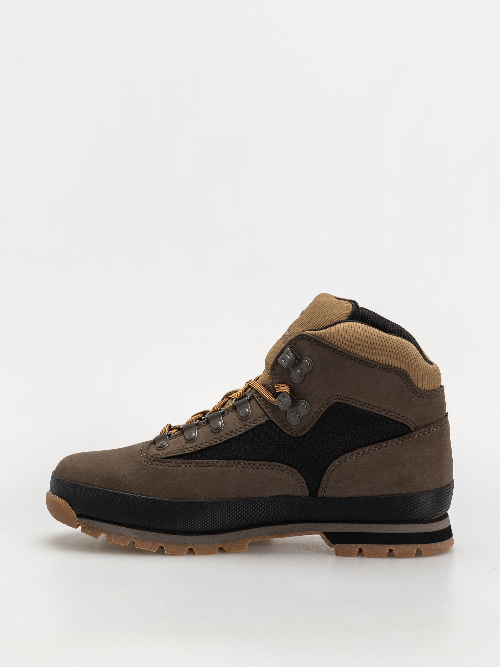 Zimné topánky Timberland Euro Hiker (dark brown nubuck w black)