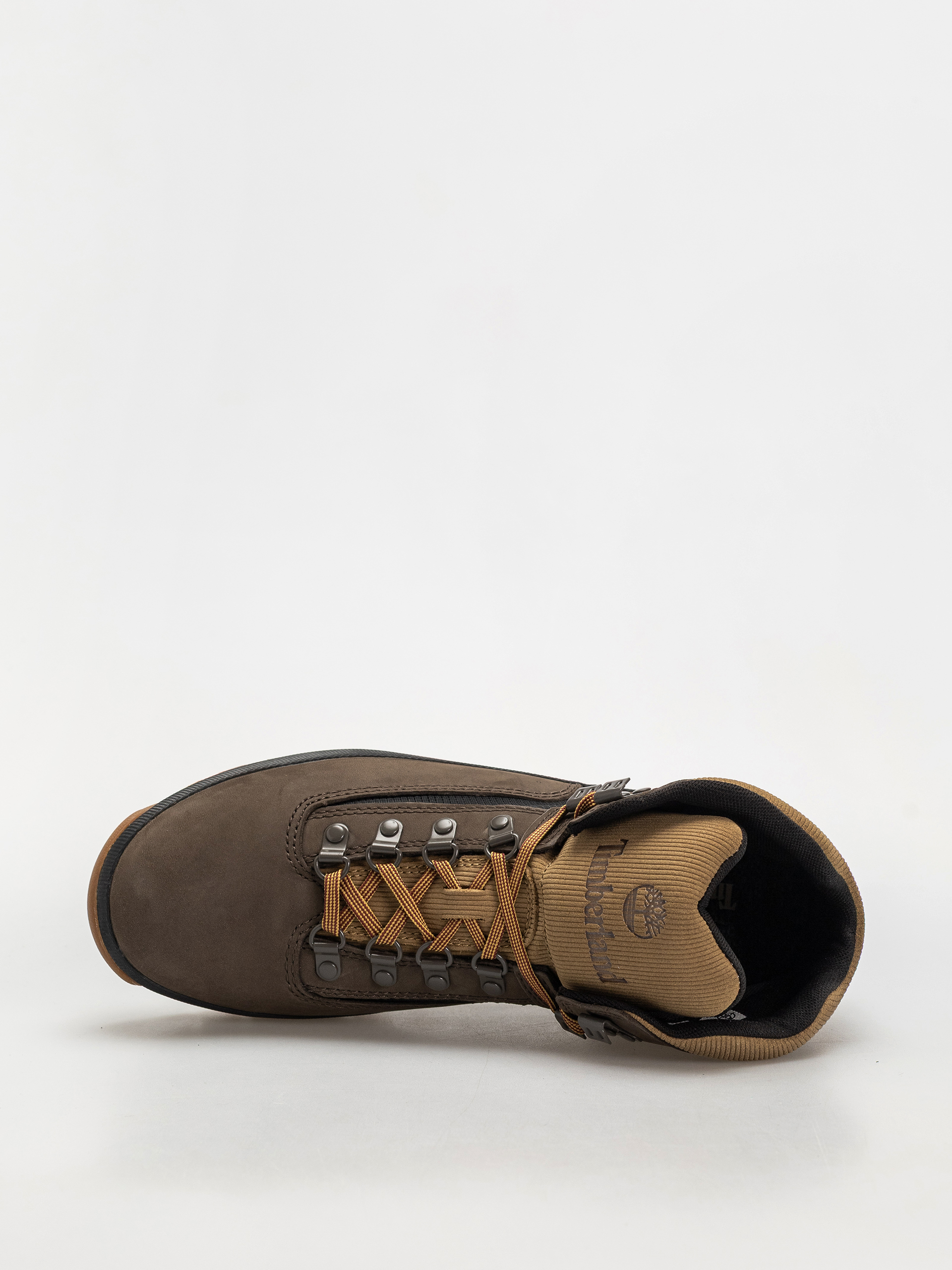 Zimné topánky Timberland Euro Hiker (dark brown nubuck w black)