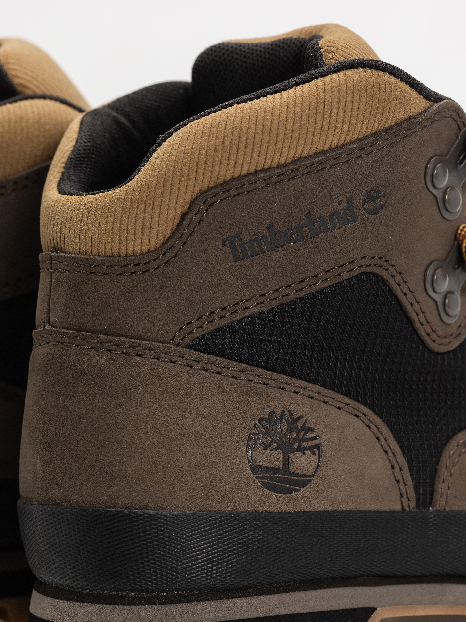 Zimné topánky Timberland Euro Hiker (dark brown nubuck w black)