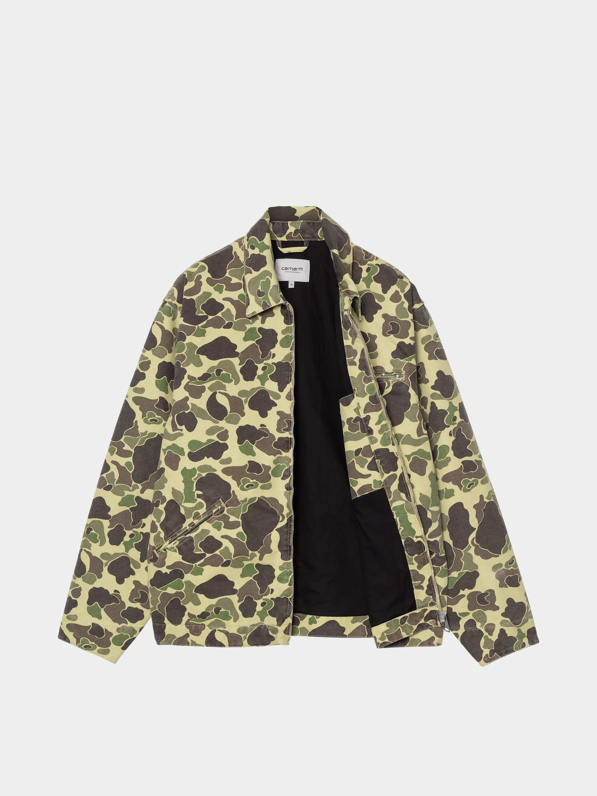 Bunda Carhartt WIP Duck Detroit (camo duck/green/stone washed)