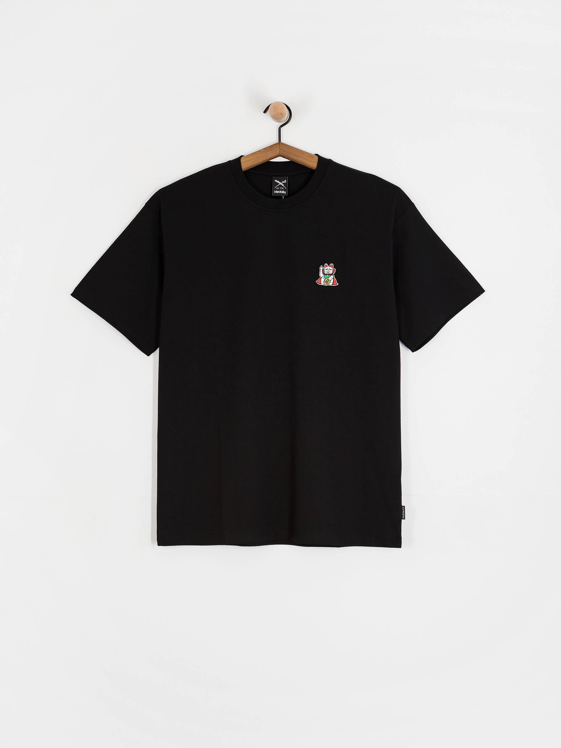 Tričko Iriedaily Vamp Cat (black)