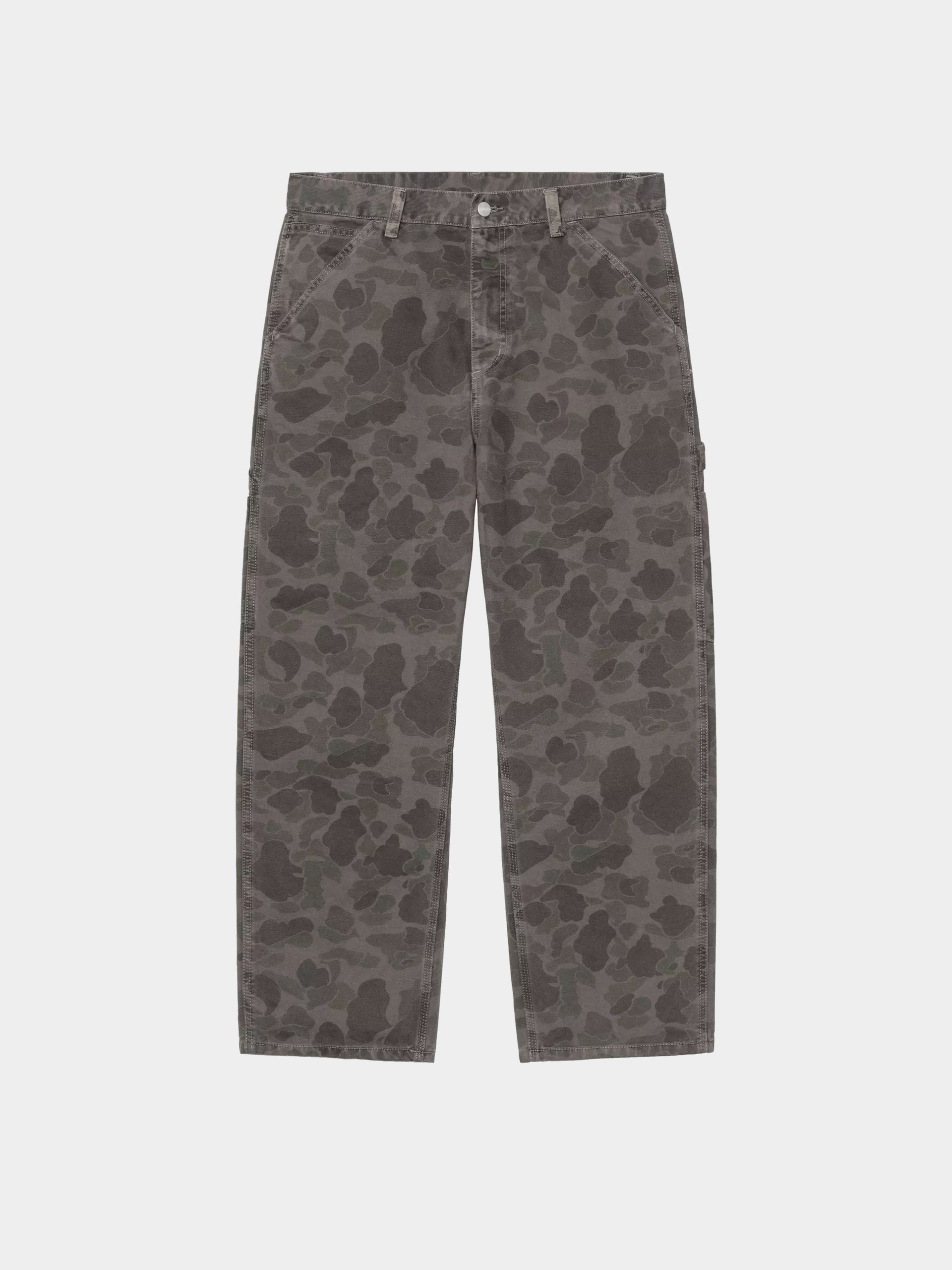 Nohavice Carhartt WIP Duck Single Knee (camo duck/green/porphyry/garment dyed)