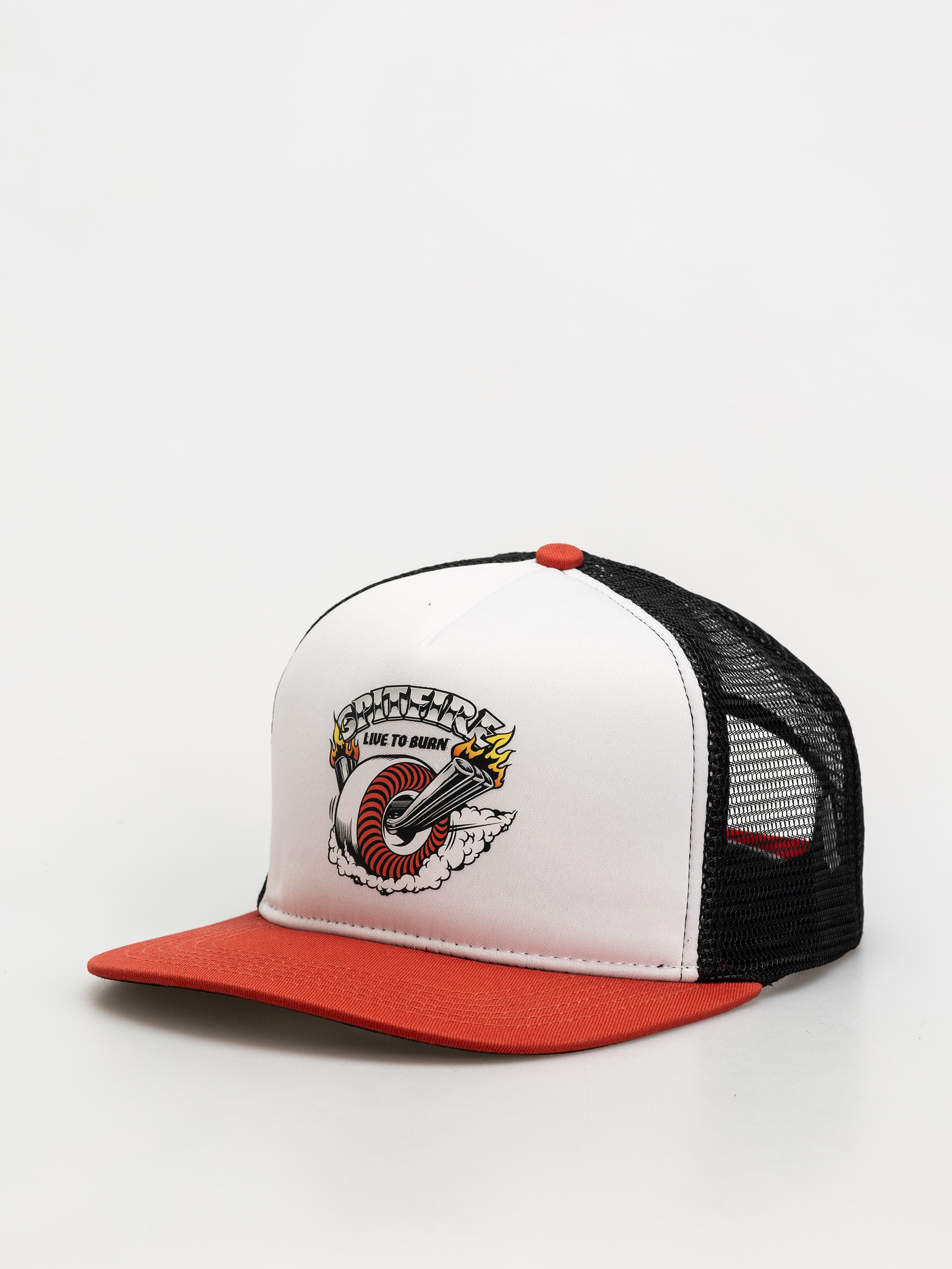 Šiltovka Spitfire Burnout (white/red/black)