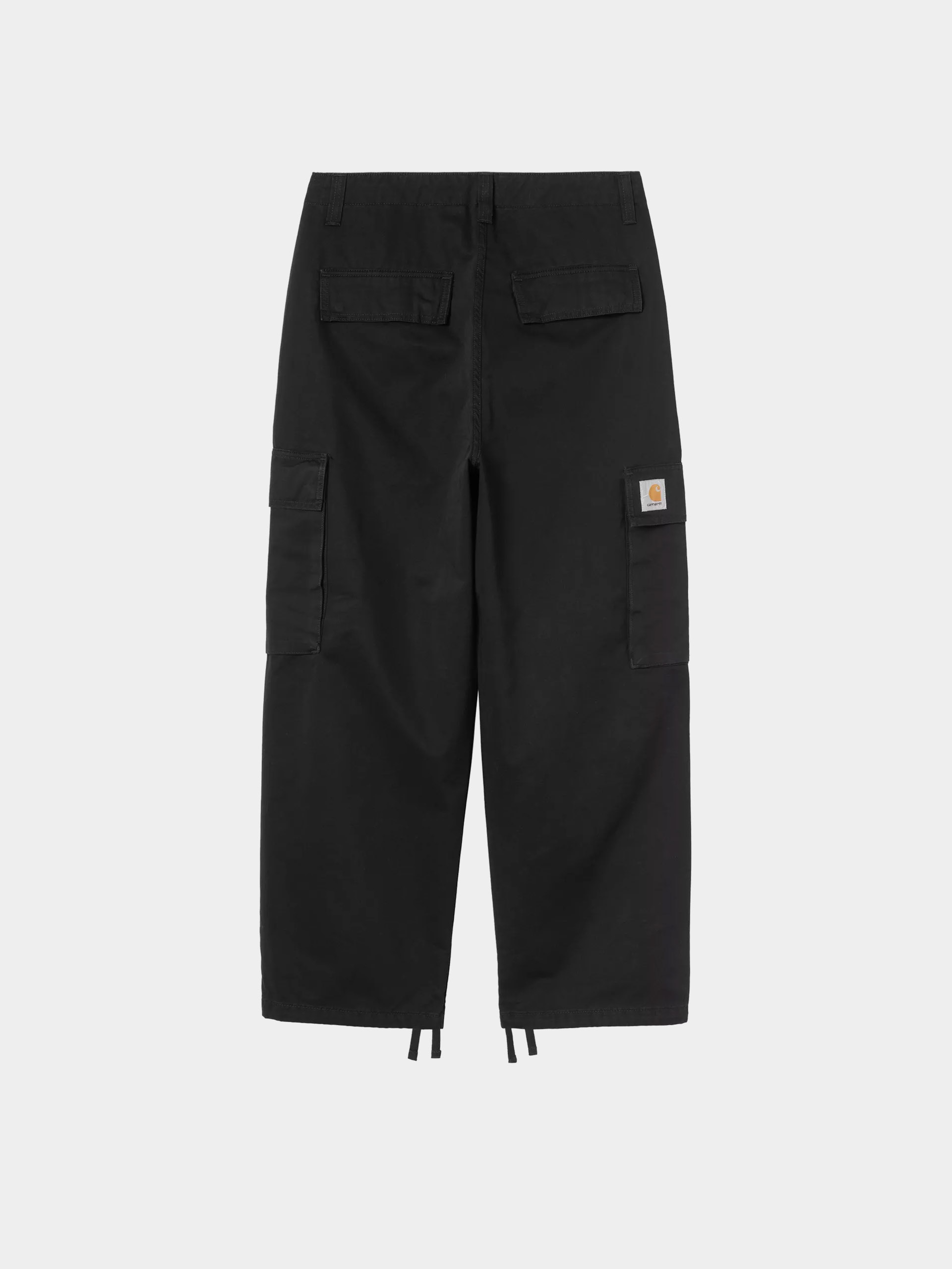 Nohavice Carhartt WIP Kade Cargo (black/stone washed)
