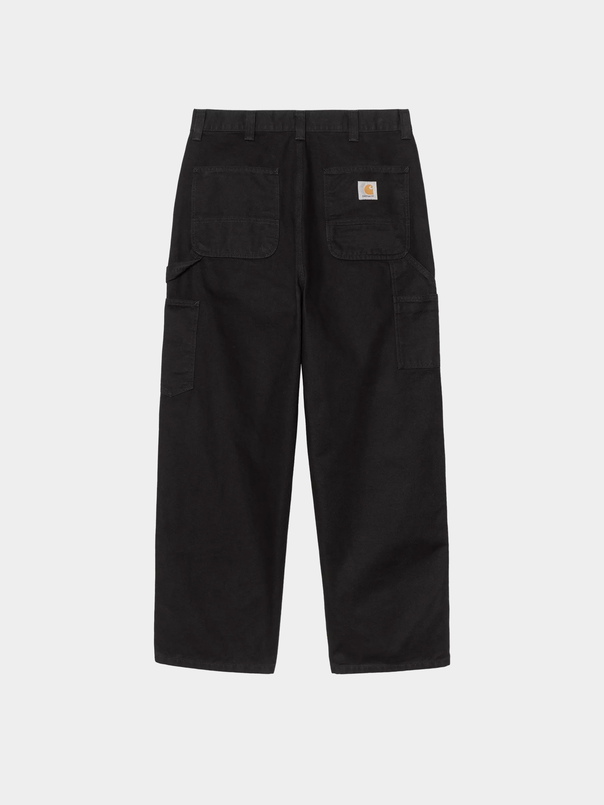 Nohavice Carhartt WIP OG Double Knee (black/stone washed)