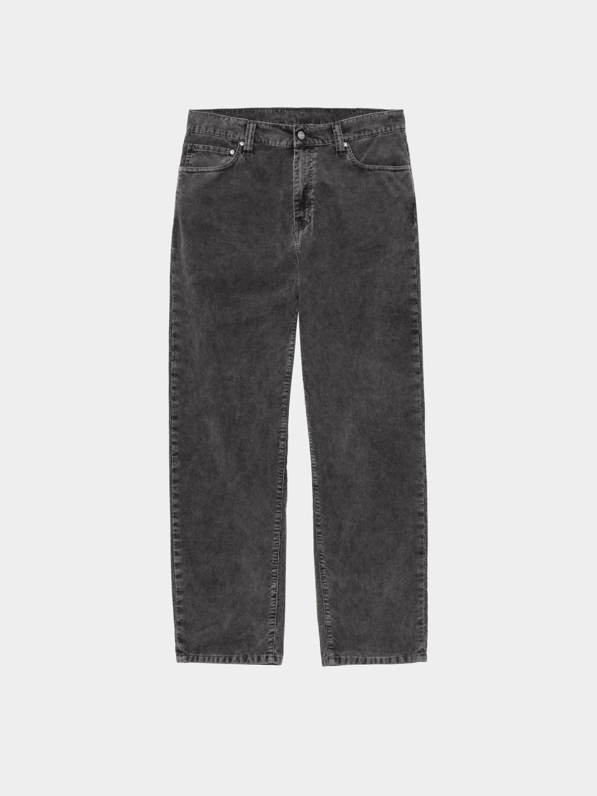 Nohavice Carhartt WIP Aaron (black/dusky washed)