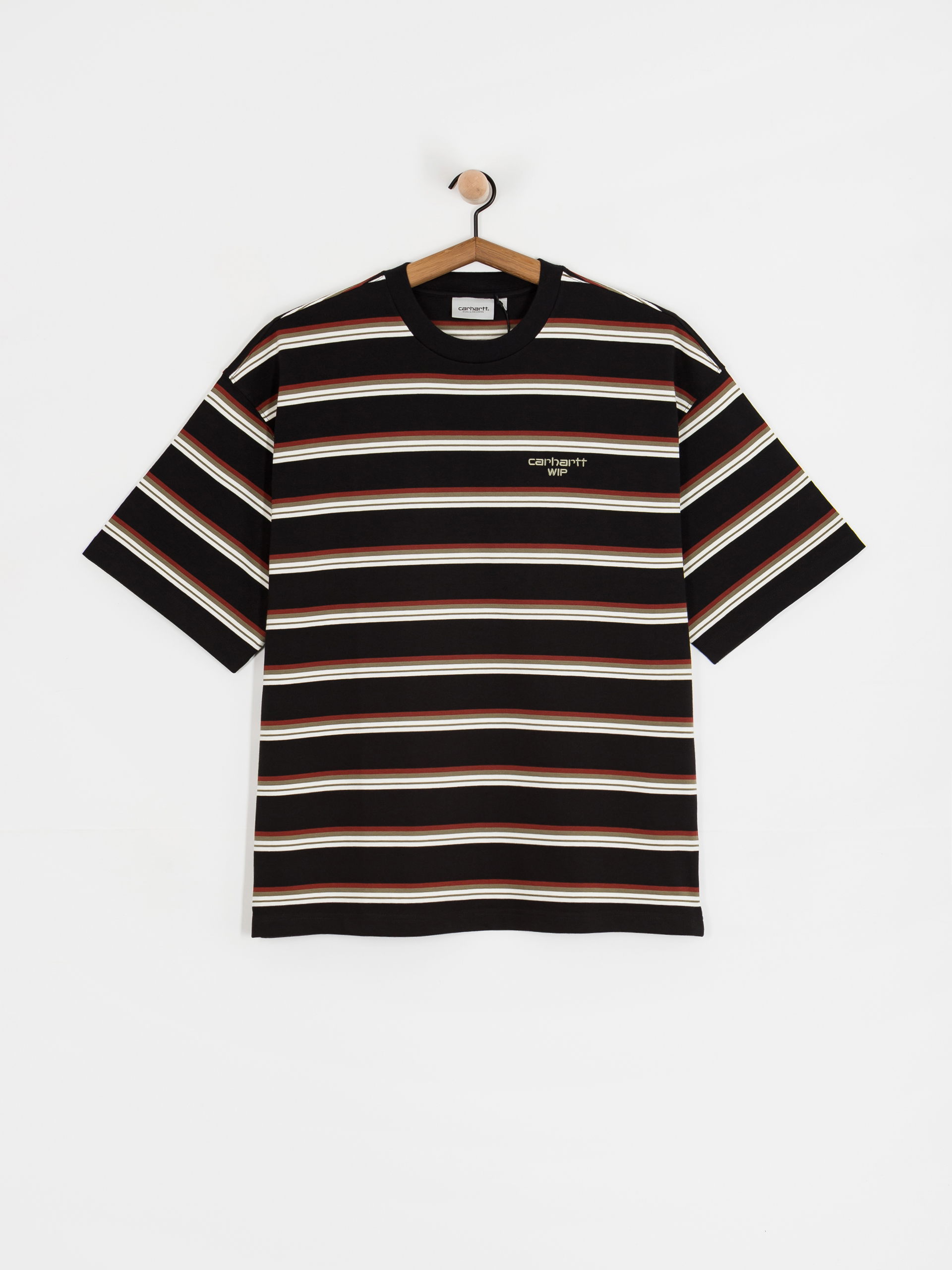 Tričko Carhartt WIP Holm (holm stripe/black)