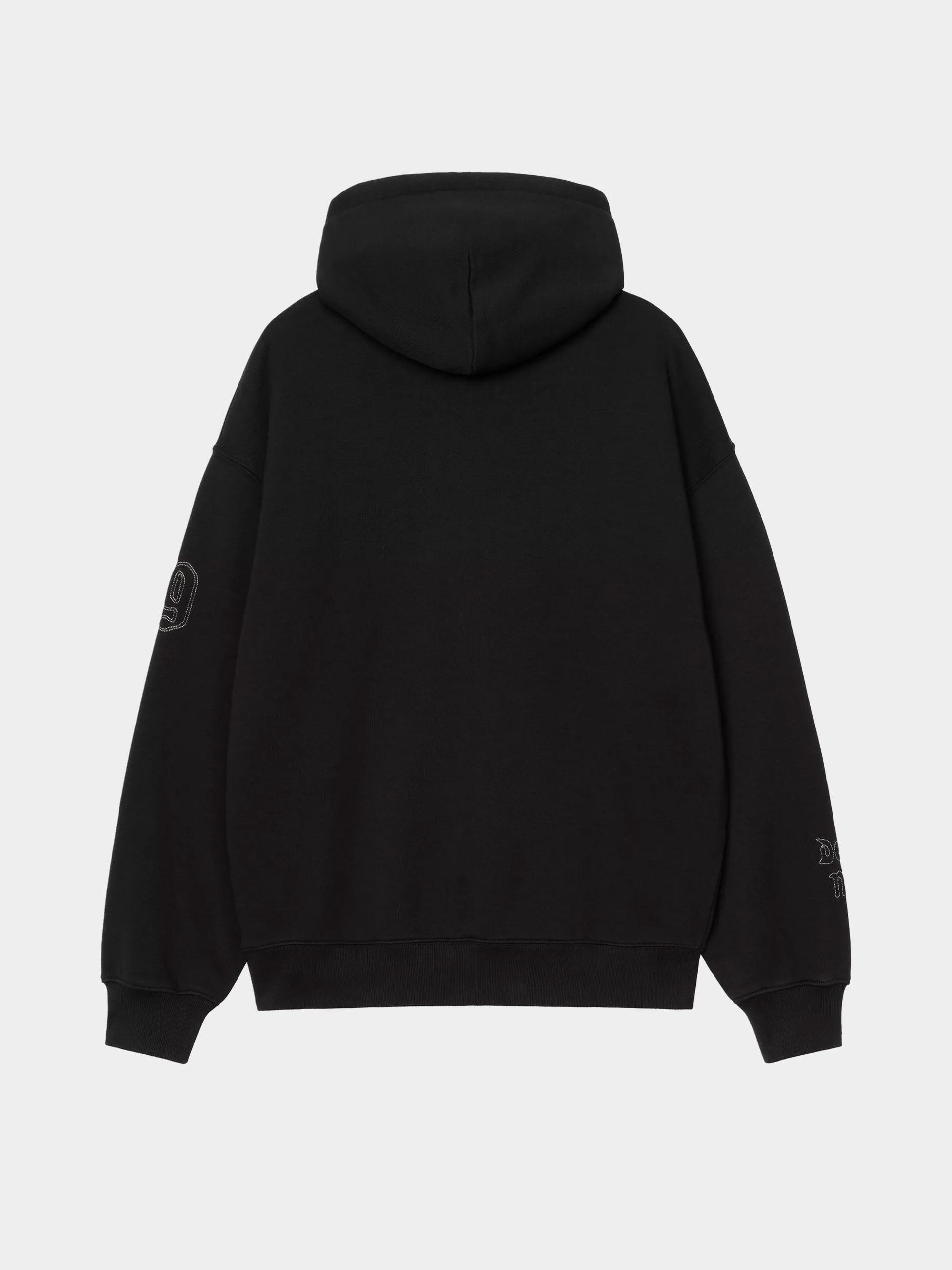 Mikina s kapucňou Carhartt WIP Hackwork HD (black/wall)
