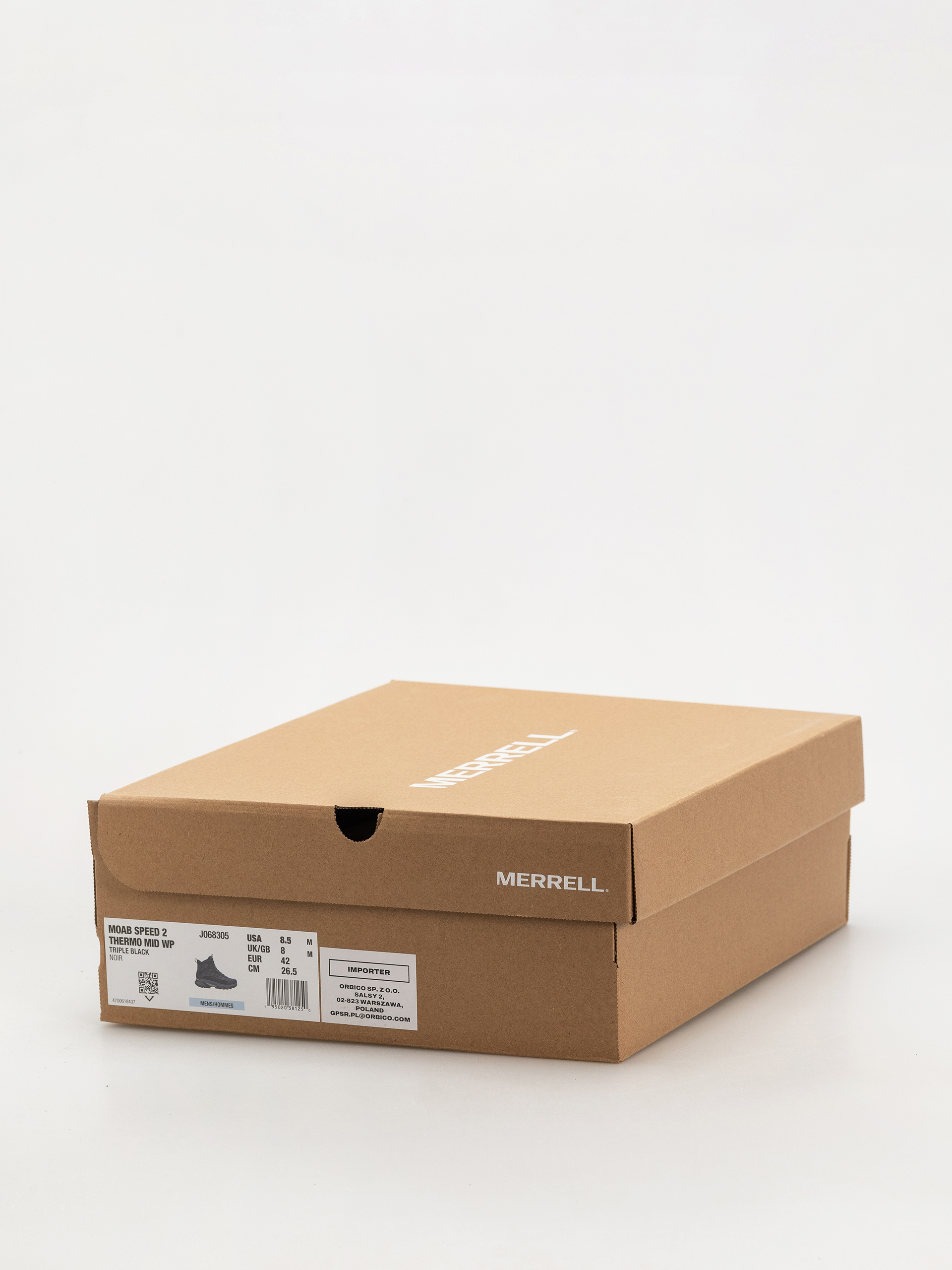 Topánky Merrell Moab Speed 2 Thermo Mid Wp (triple black)