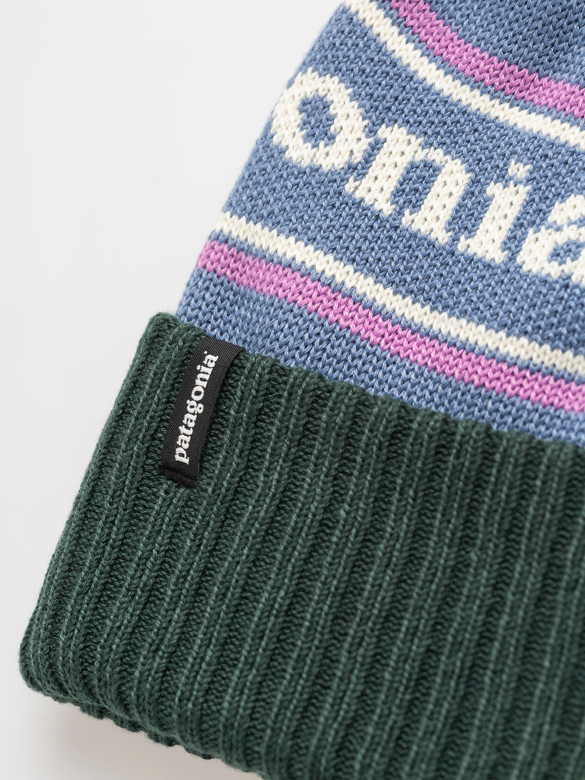 Čiapka Patagonia Powder Town (park stripe barnacle blue)