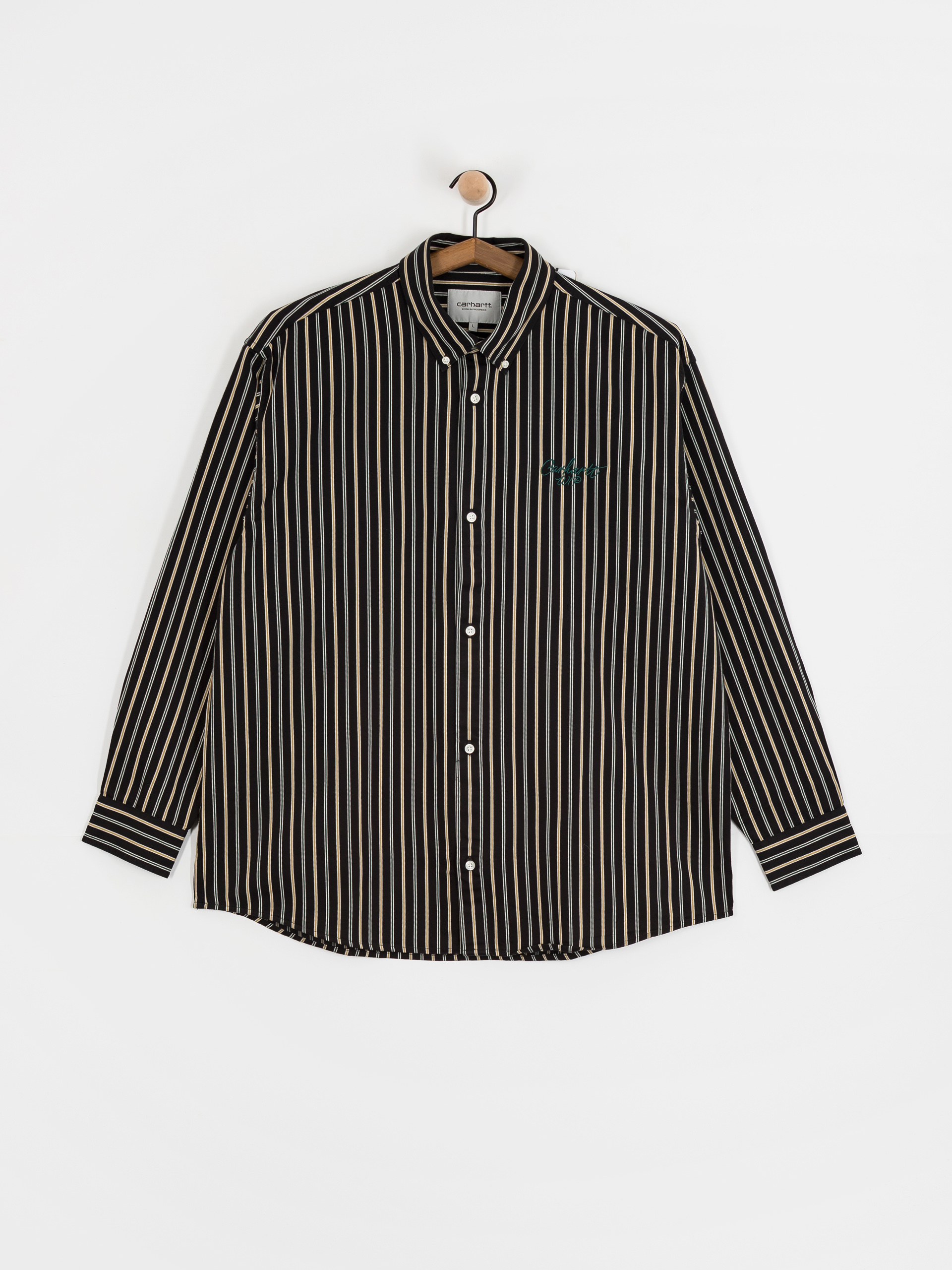 Košeľa Carhartt WIP Palance (palance stripe/black)
