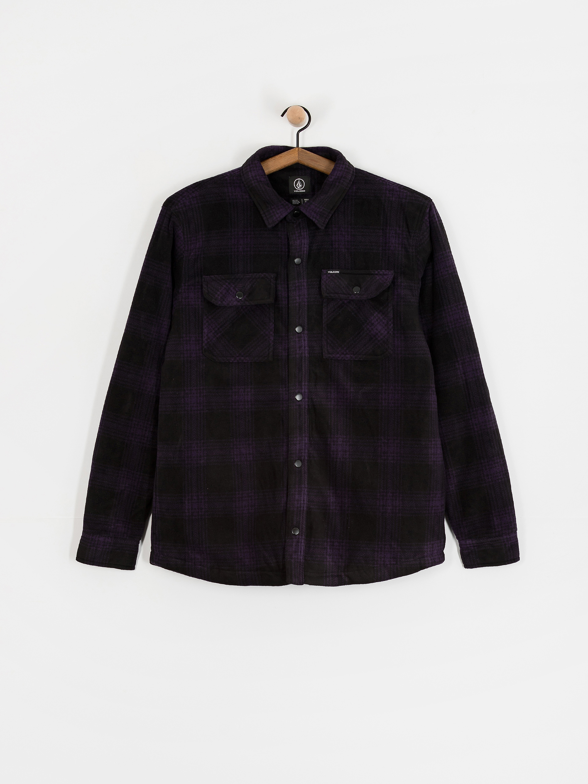 Košeľa Volcom Bowered Fleece (dark purple)