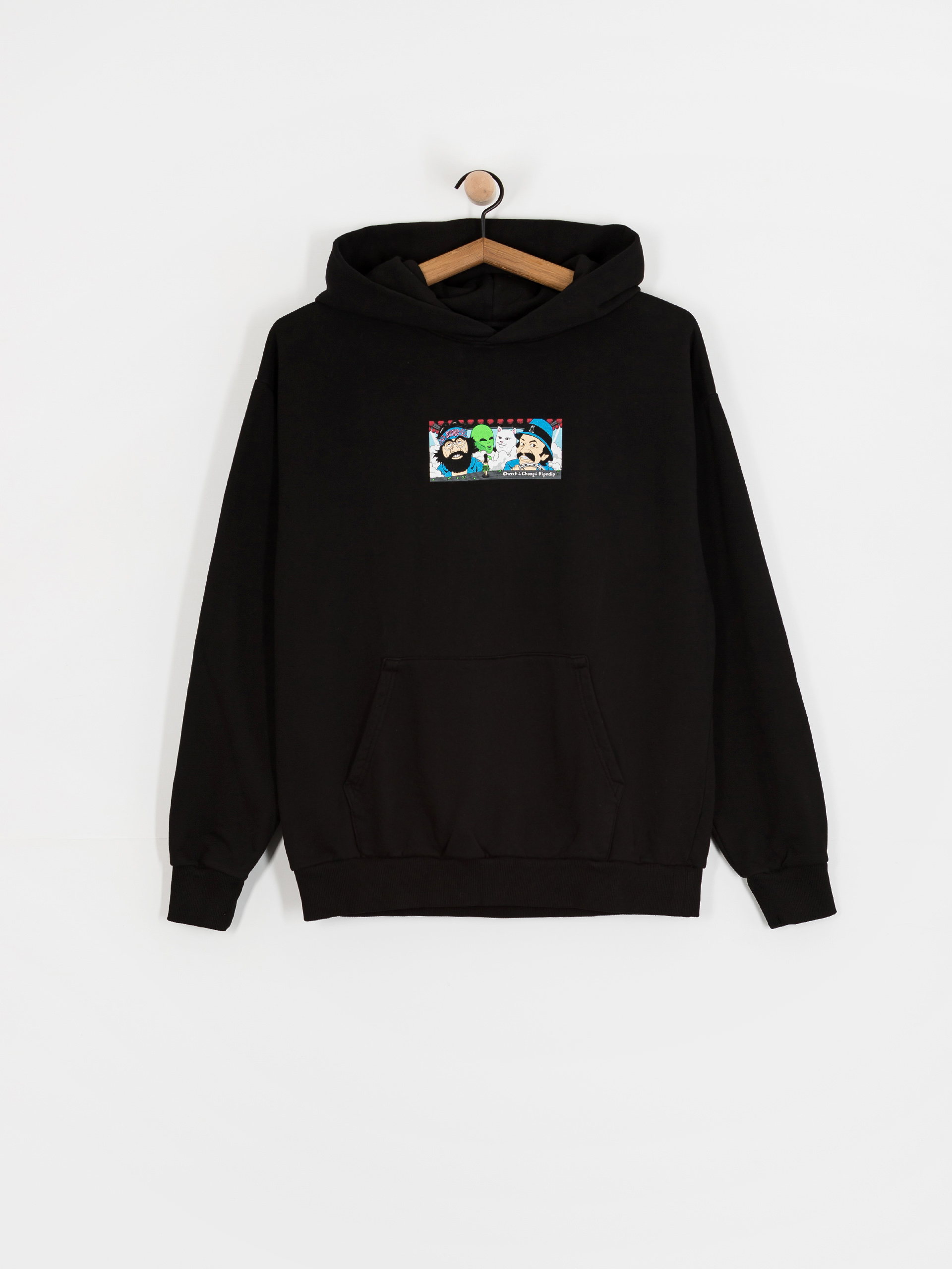 Mikina s kapucňou RipNDip Riders HD (black)