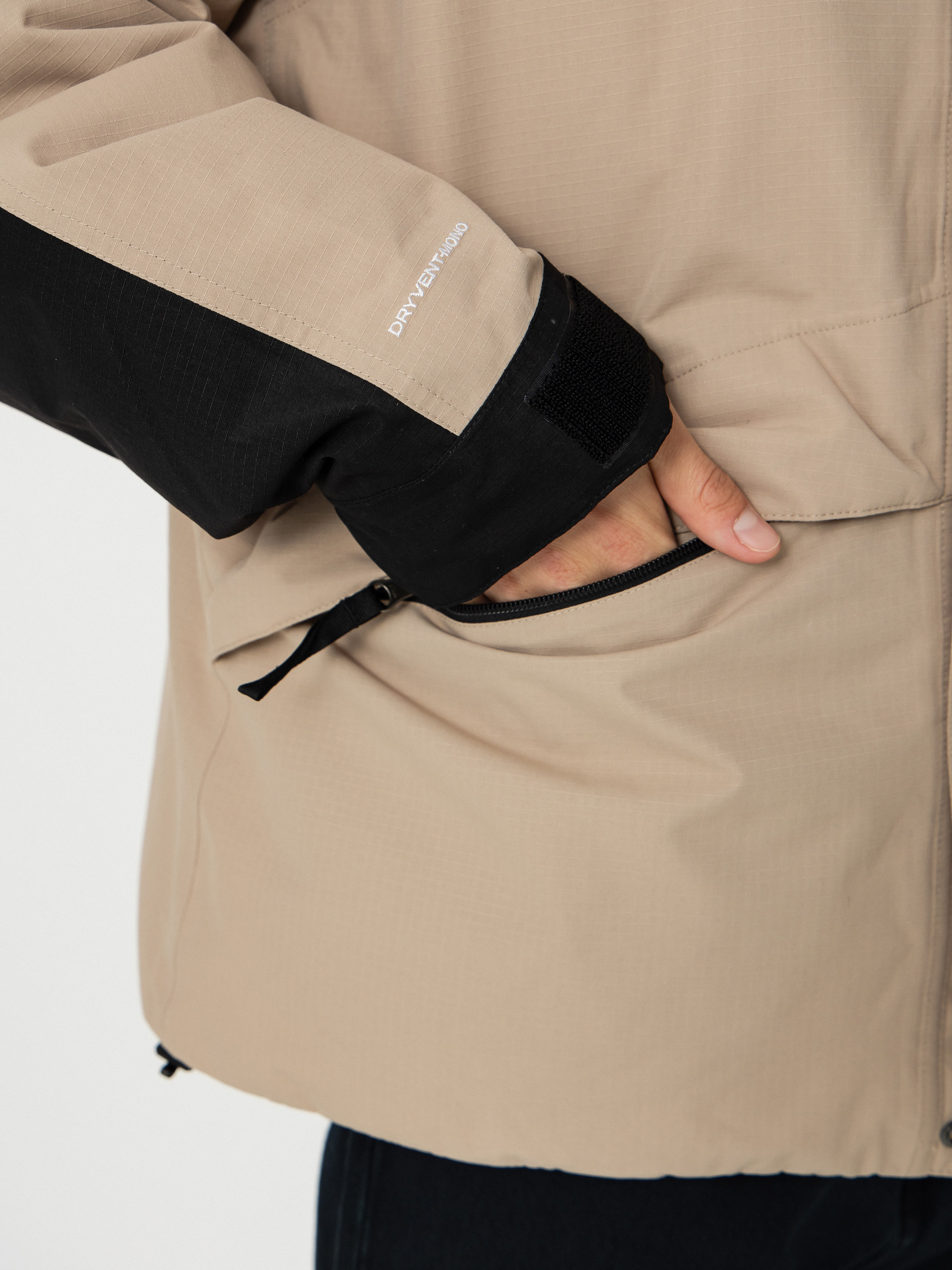 Bunda The North Face Mountain Down (mushroom grey/tnf black)