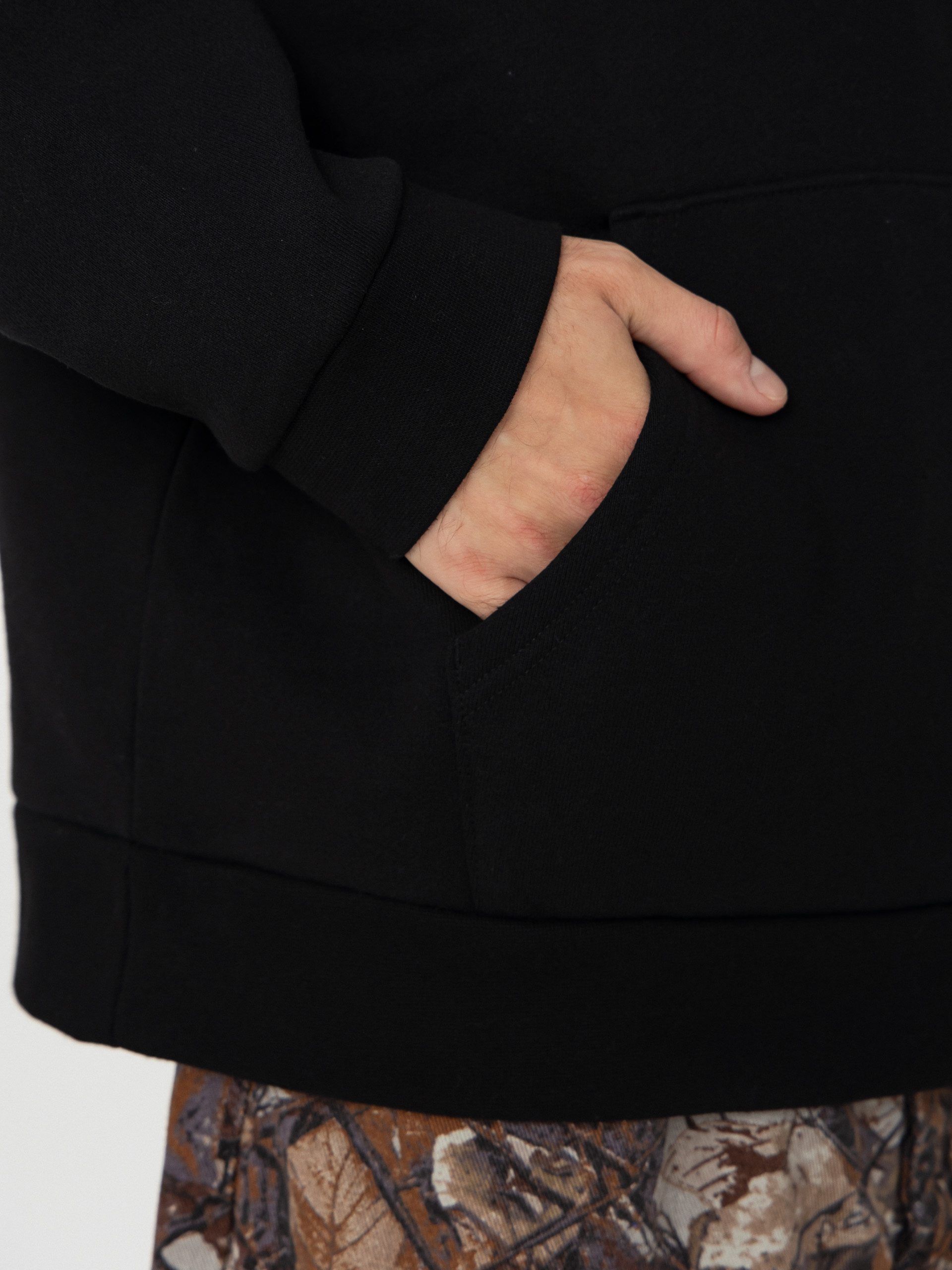 Mikina s kapucňou OBEY Bold Star Extra Heavy HD (black)