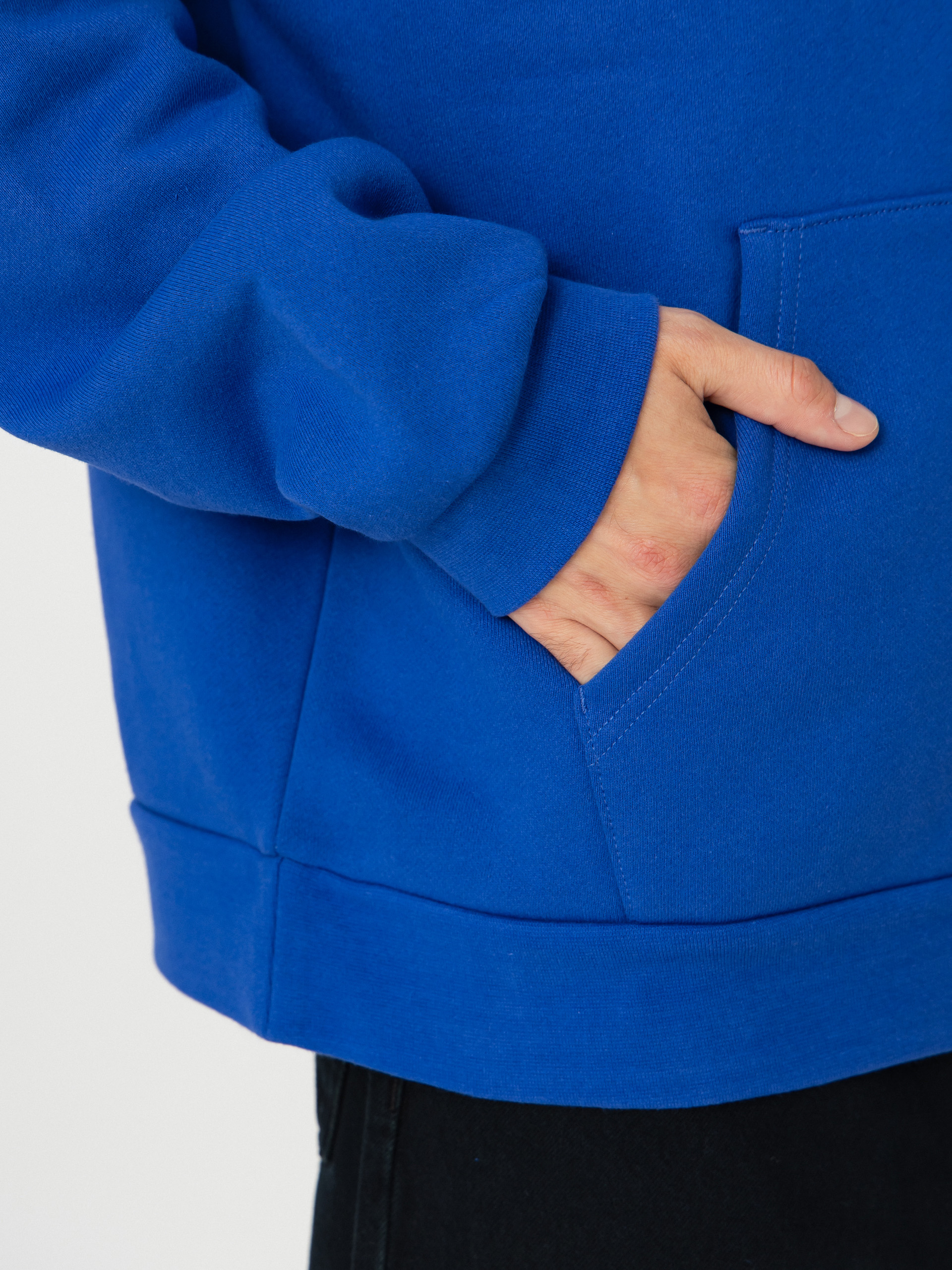 Mikina s kapucňou OBEY Icon Extra Heavy II HD (dazzling blue)