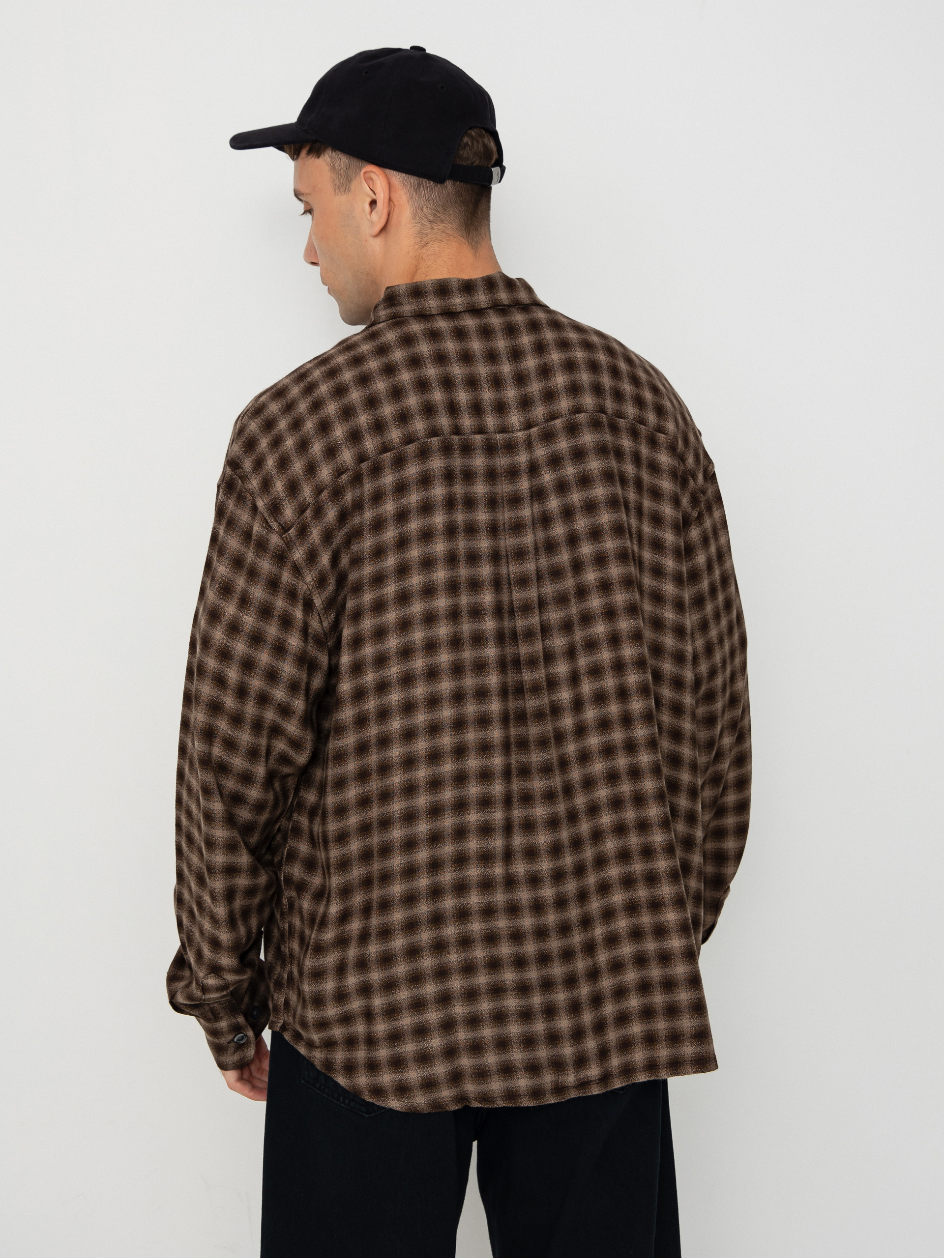 Košeľa OBEY Clarence Woven (black multi)