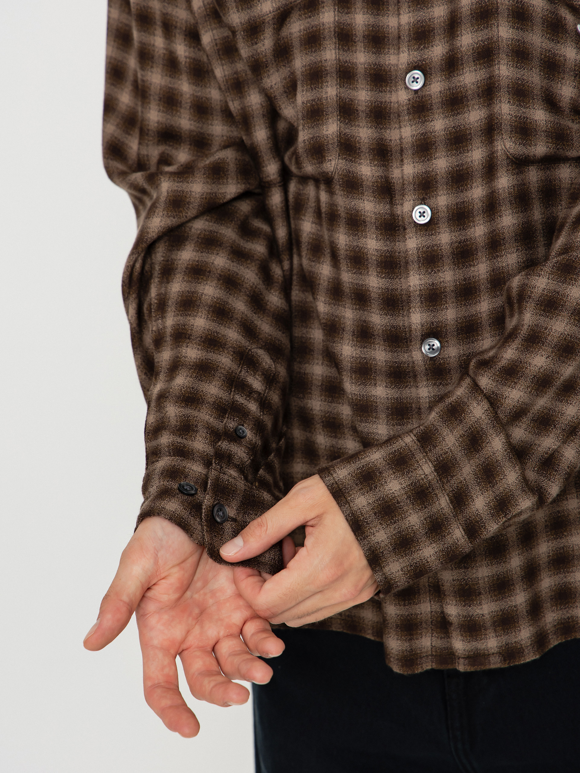 Košeľa OBEY Clarence Woven (black multi)