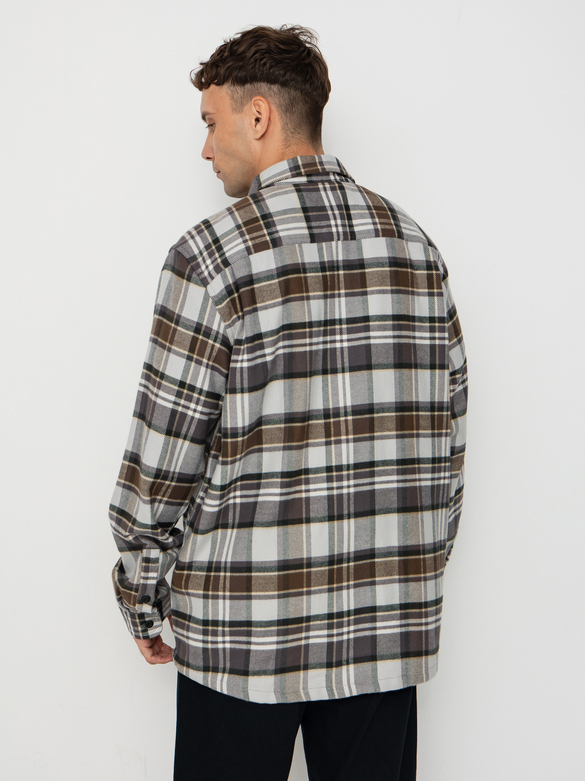 Košeľa Patagonia Fjord Flannel (blizzard salt grey)