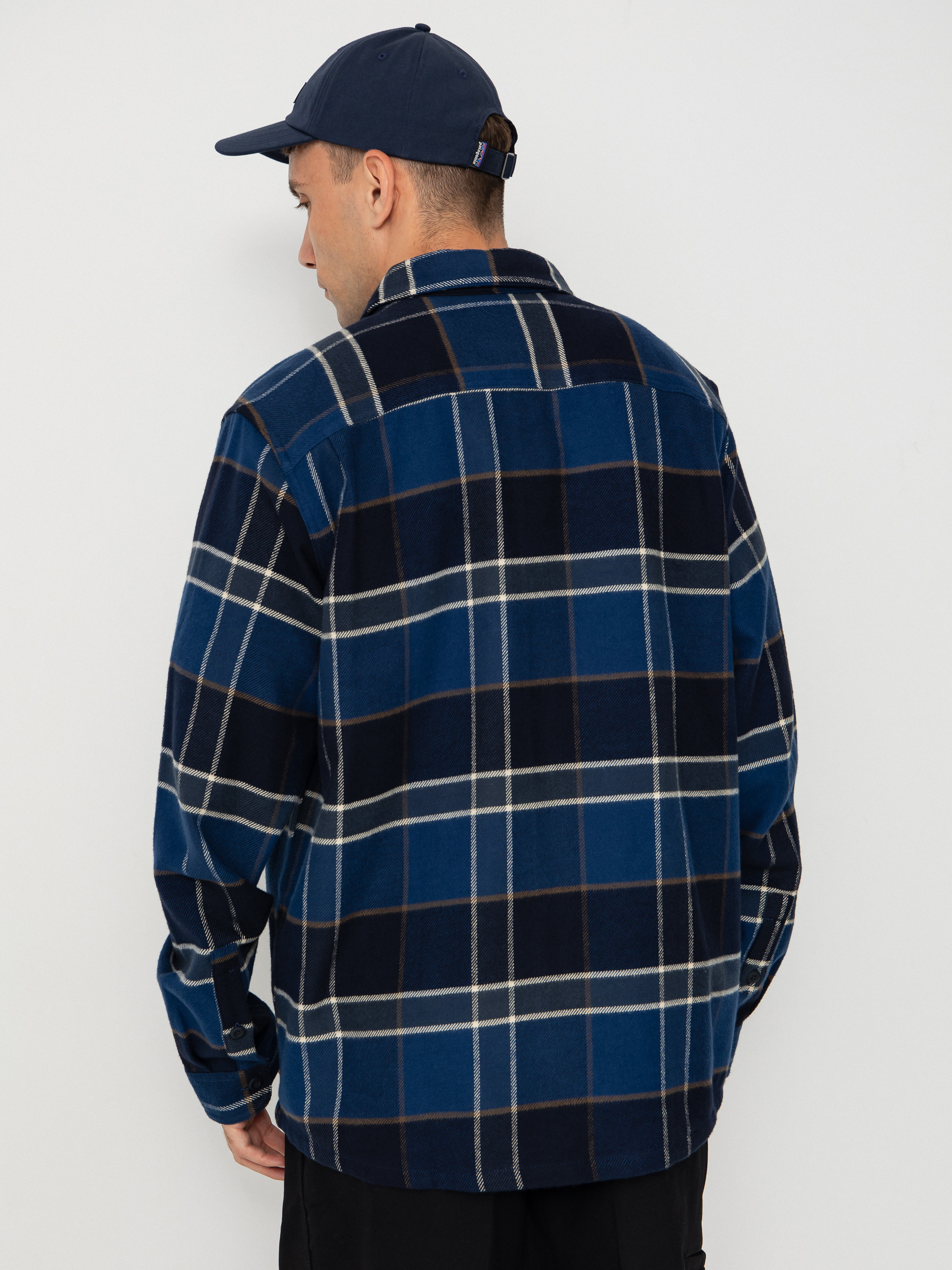 Košeľa Patagonia Fjord Flannel (cycles sunken blue)