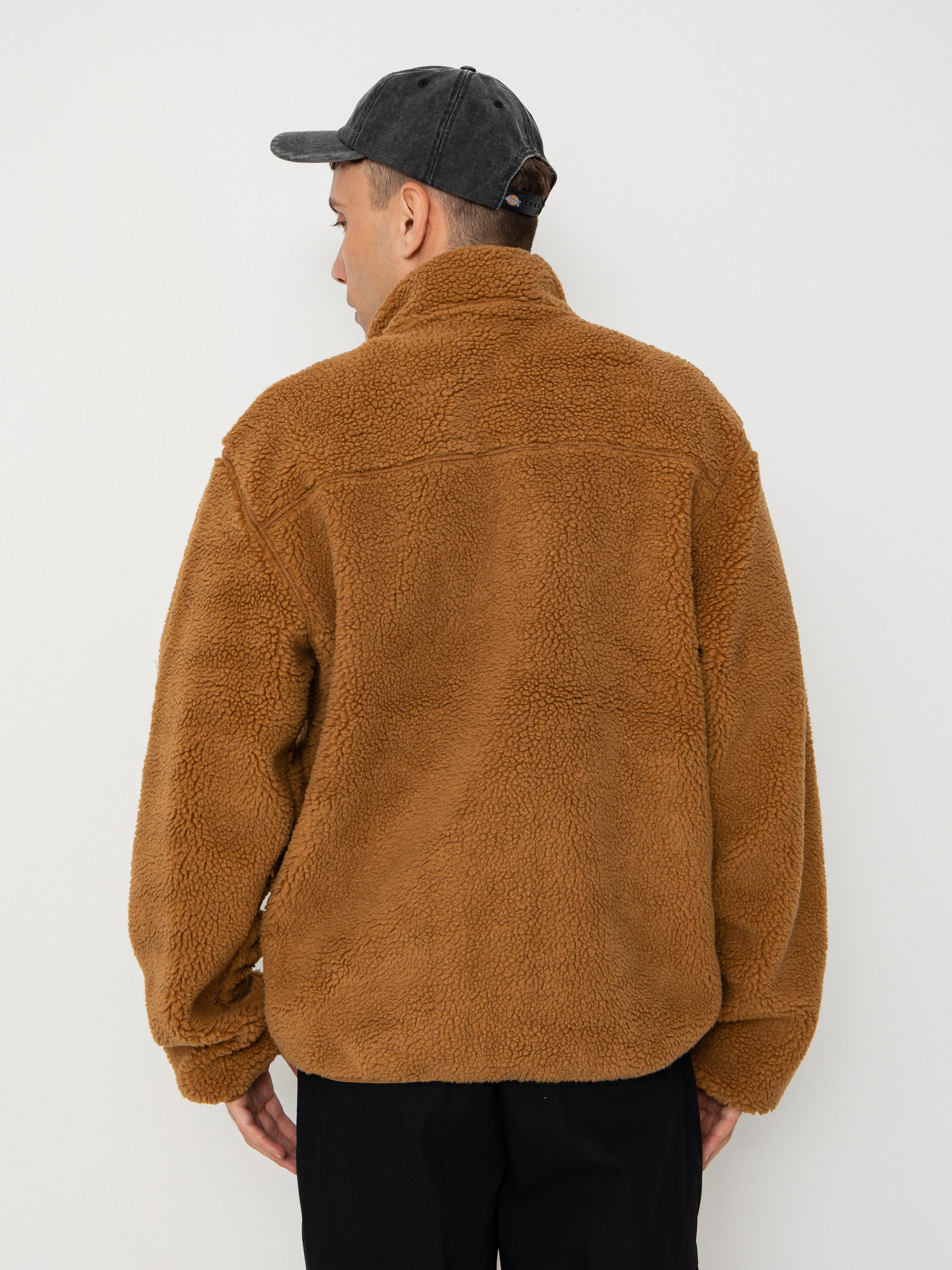 Pánsky Flísová mikina Dickies Mount Hope (brown duck)